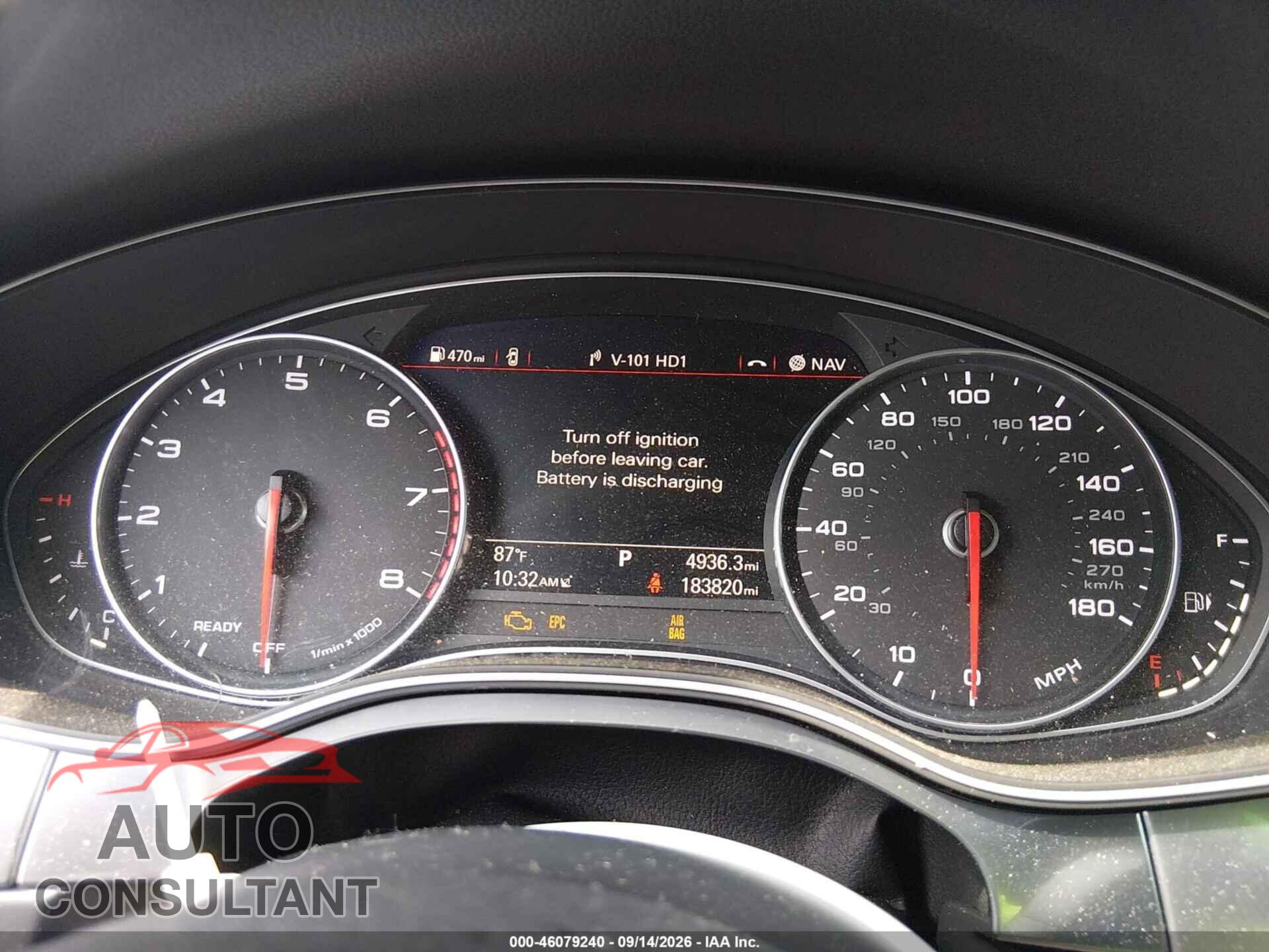 AUDI A7 2016 - WAU2GAFC6GN034112