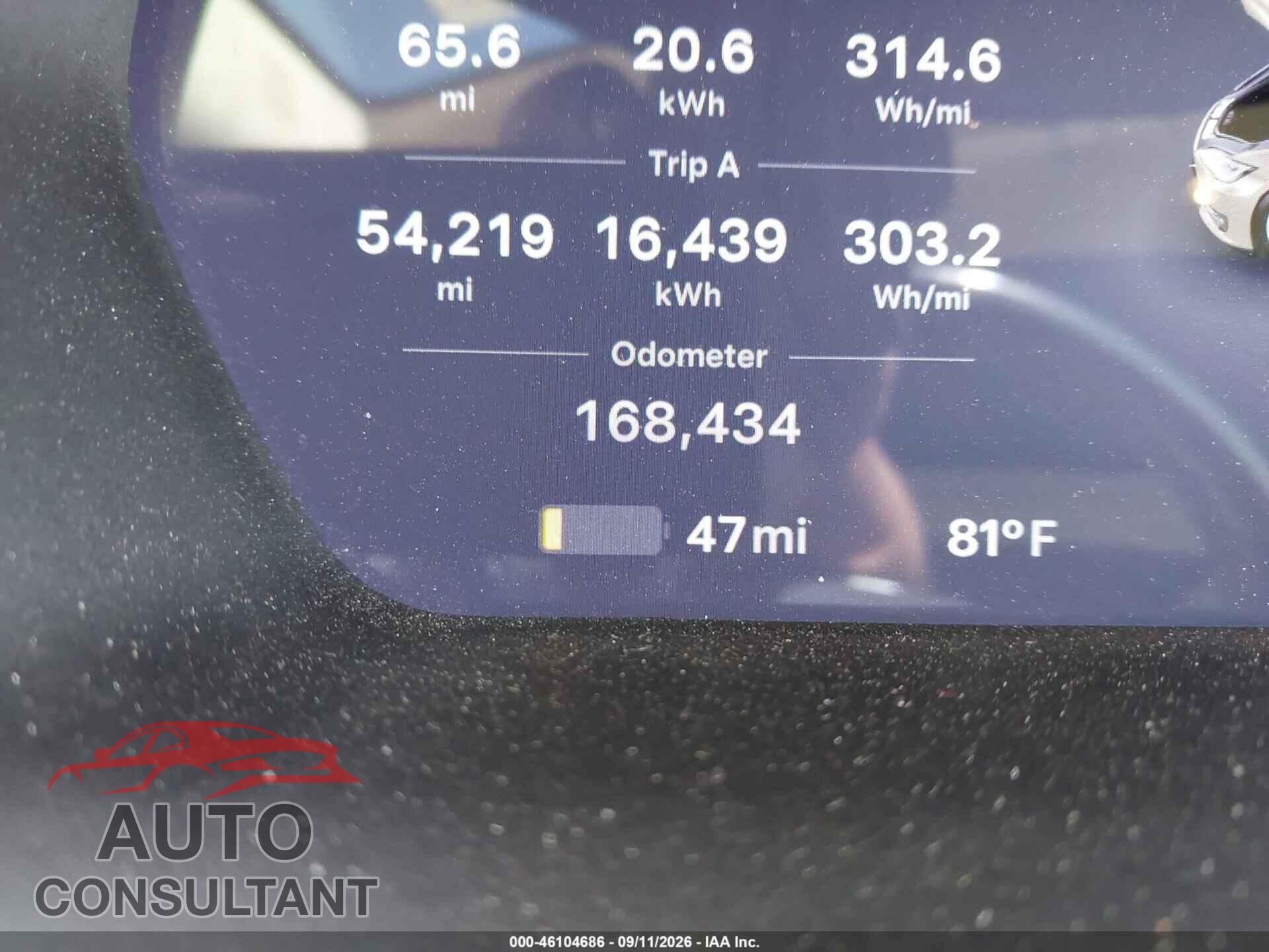 TESLA MODEL S 2015 - 5YJSA1H2XFF098756