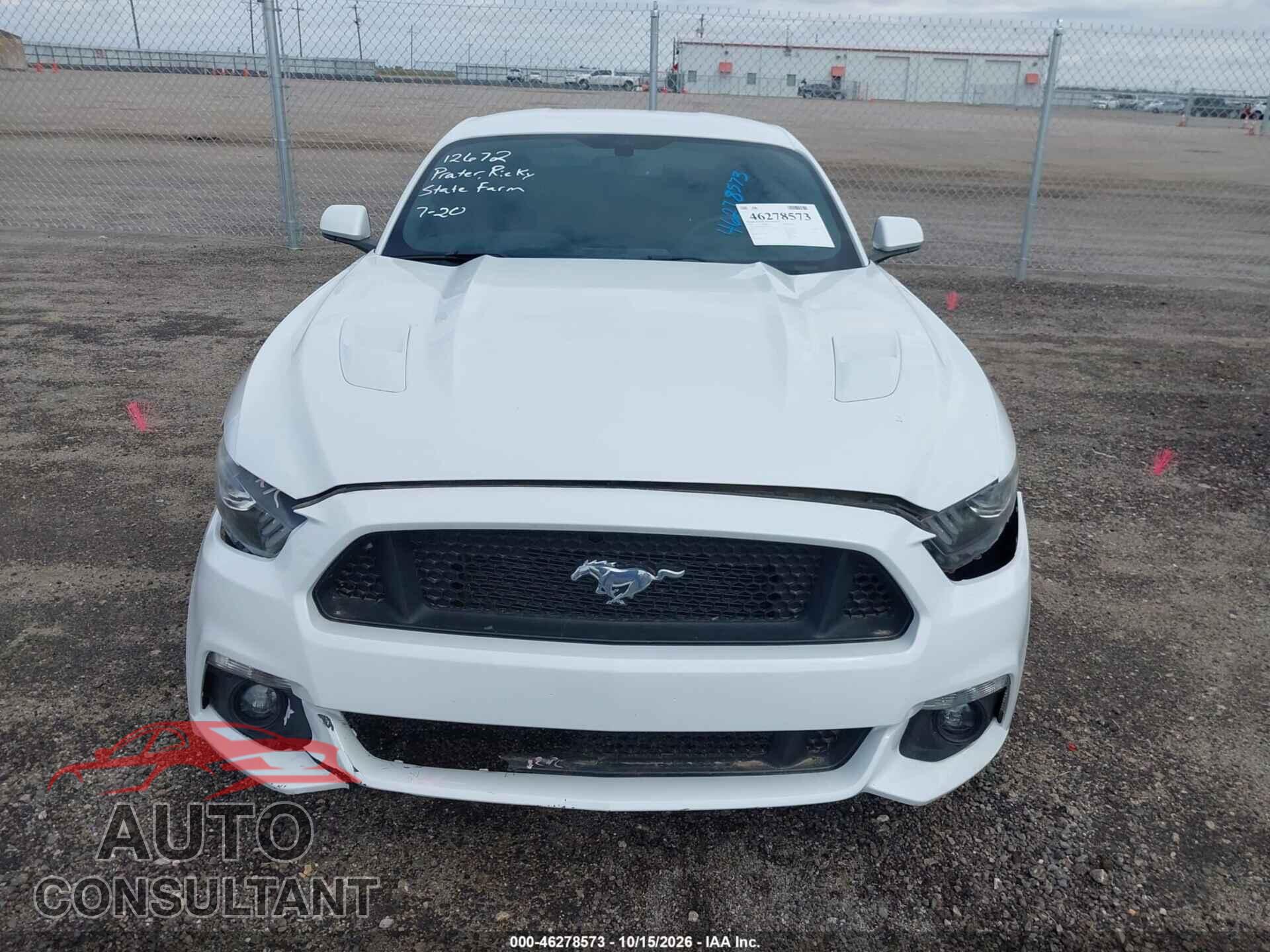 FORD MUSTANG 2017 - 1FA6P8CF6H5291130