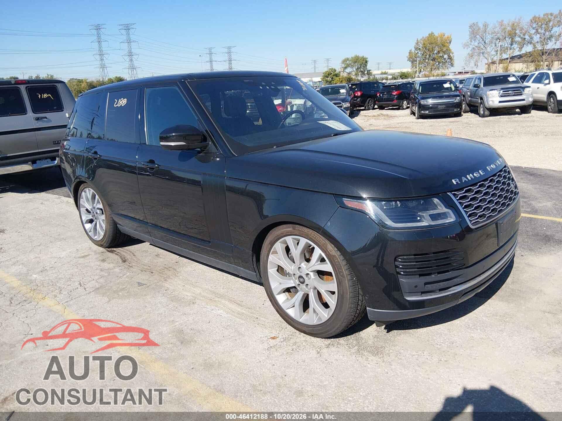 LAND ROVER RANGE ROVER 2020 - SALGS2RU9LA402875