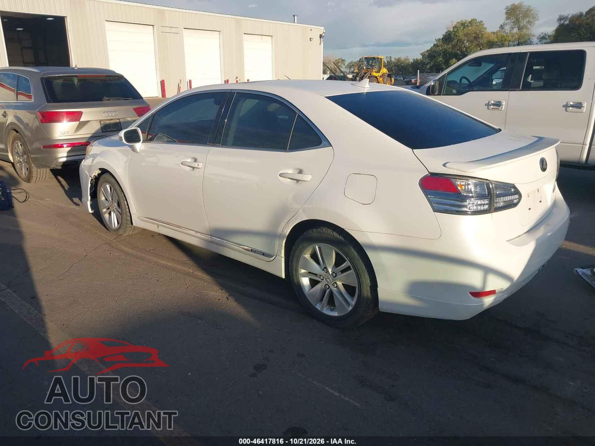 LEXUS HS 250H 2011 - JTHBB1BA0B2044486