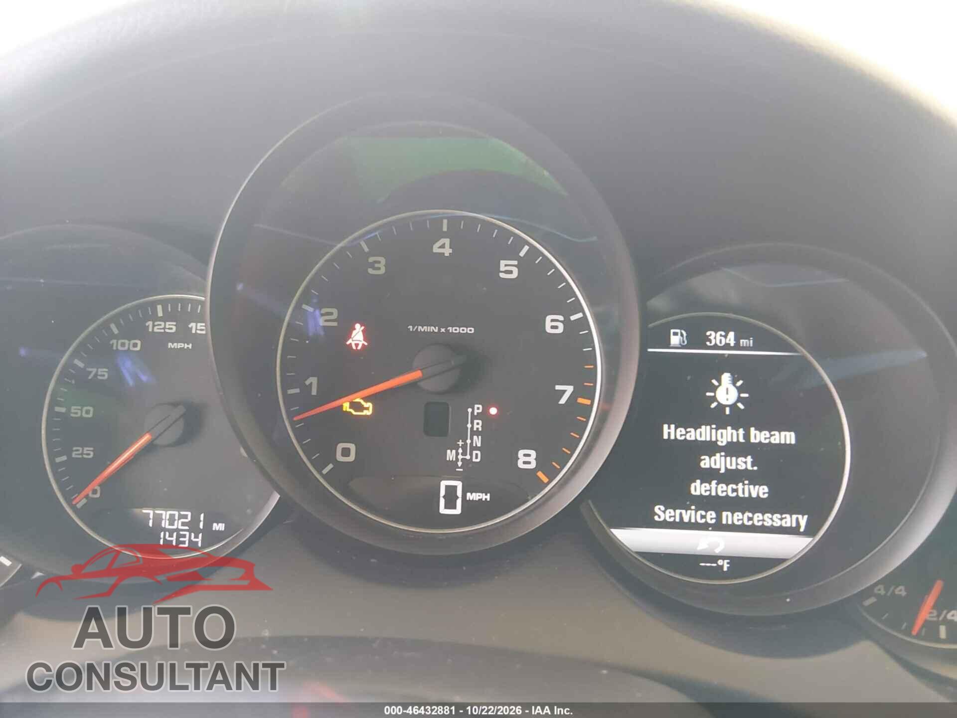 PORSCHE CAYENNE 2018 - WP1AA2A20JKA00940