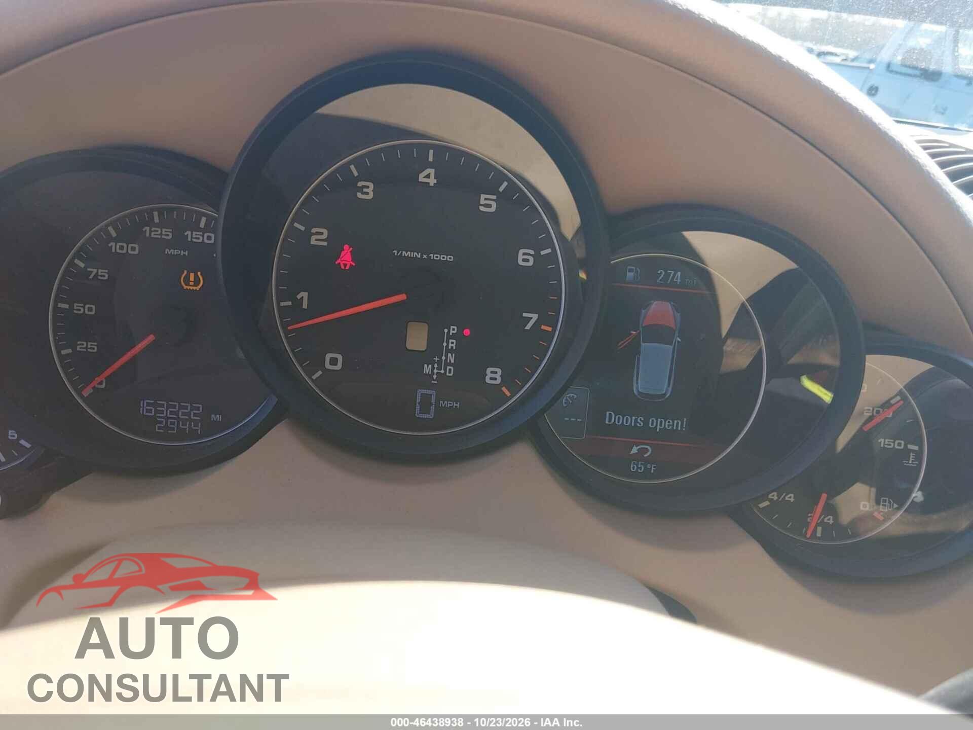PORSCHE CAYENNE 2014 - WP1AA2A25ELA00089