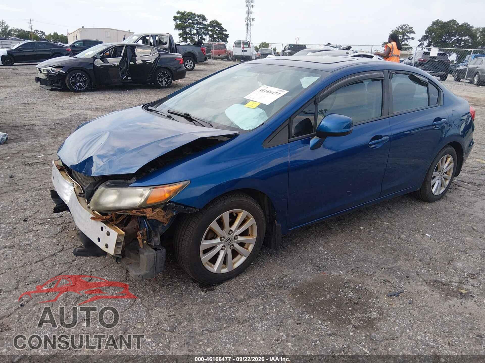 HONDA CIVIC 2012 - 2HGFB2F88CH502219