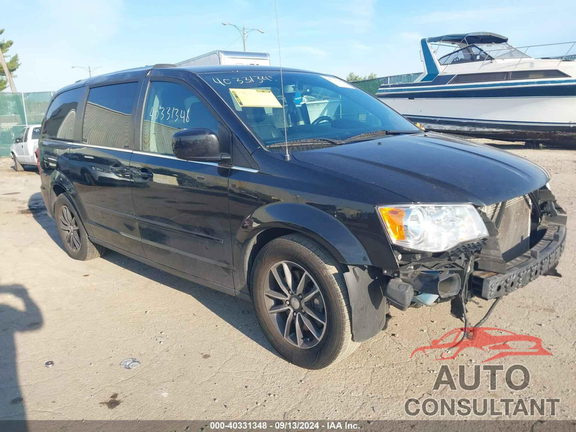 DODGE GRAND CARAVAN 2017 - 2C4RDGCG3HR617133