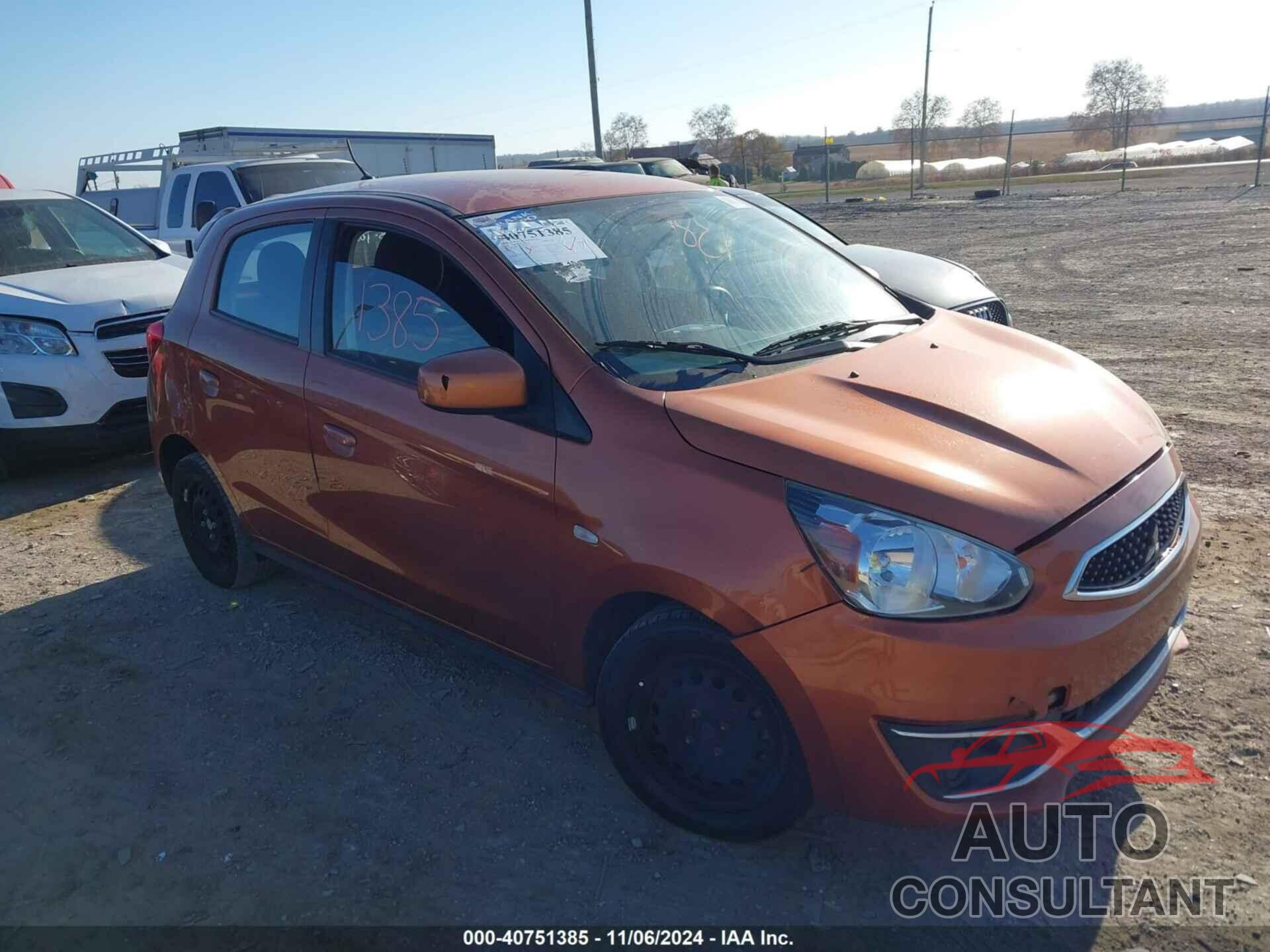MITSUBISHI MIRAGE 2018 - ML32A3HJ2JH011625