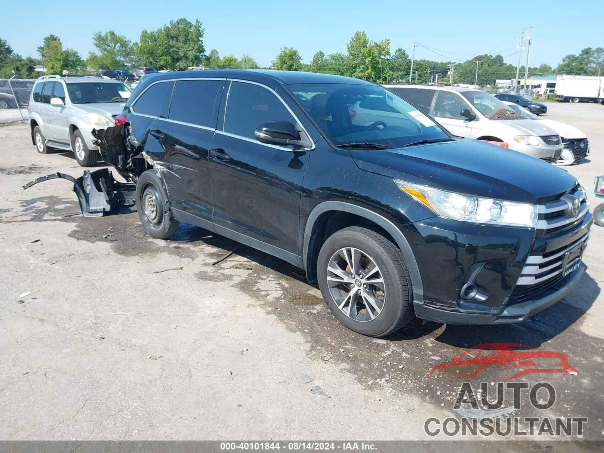 TOYOTA HIGHLANDER 2019 - 5TDBZRFH0KS721967