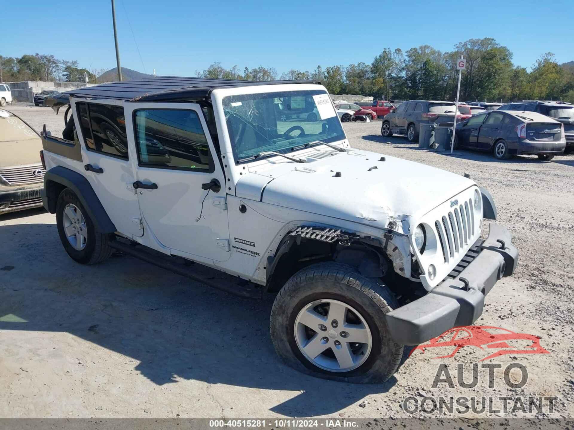 JEEP WRANGLER JK UNLIMITED 2018 - 1C4HJWDG7JL929001