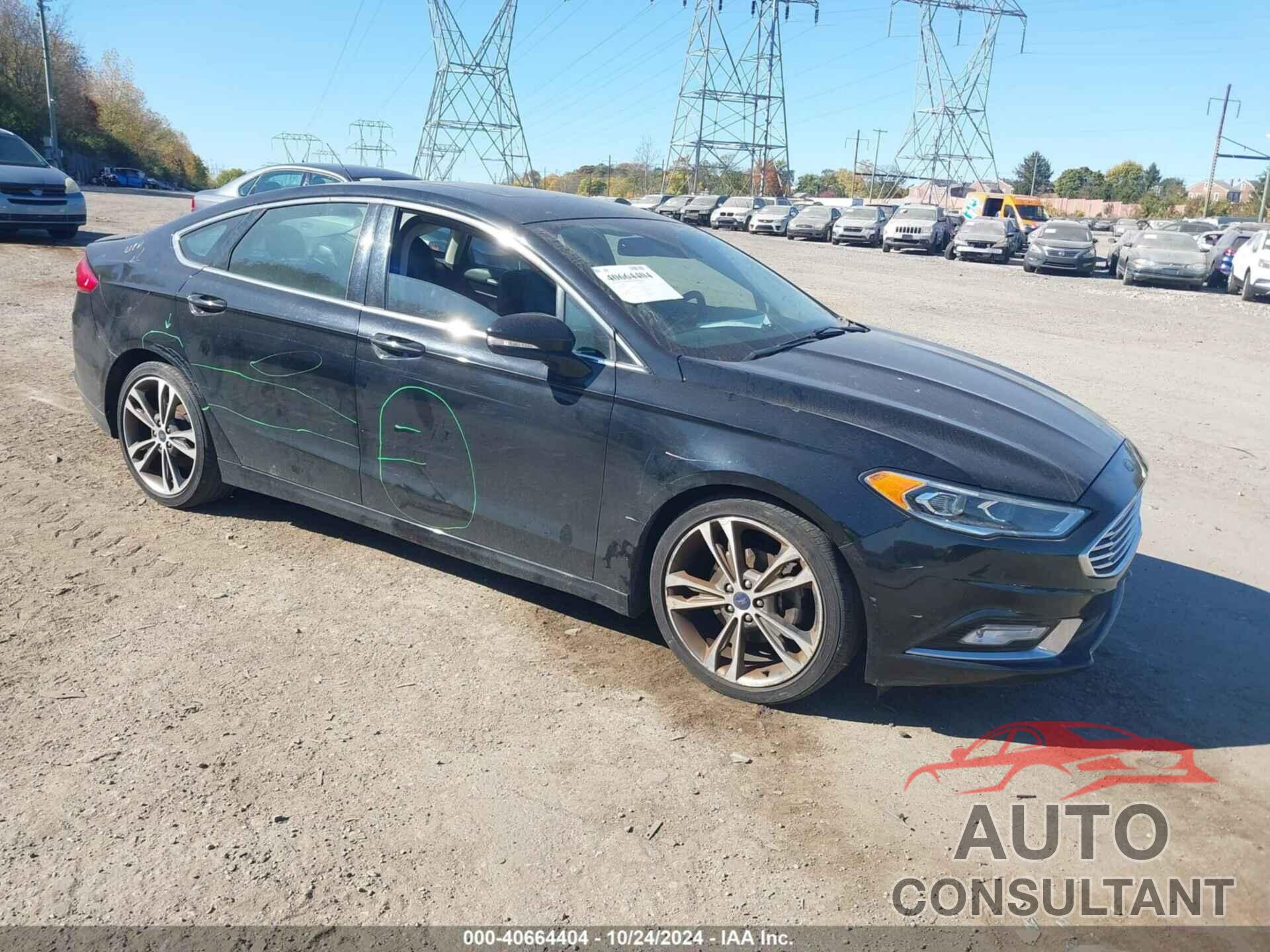 FORD FUSION 2017 - 3FA6P0K96HR254203