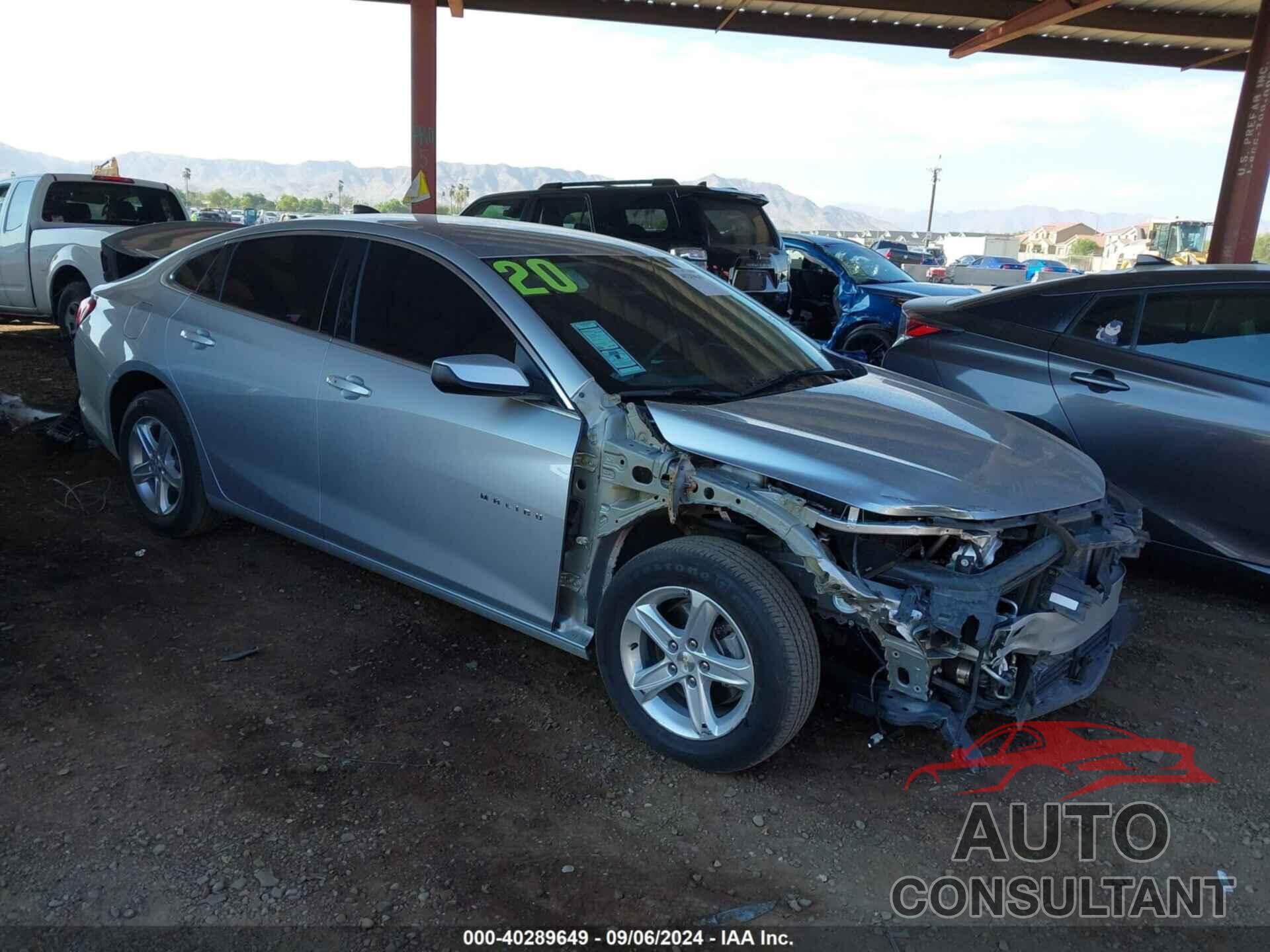 CHEVROLET MALIBU 2020 - 1G1ZC5ST9LF107674