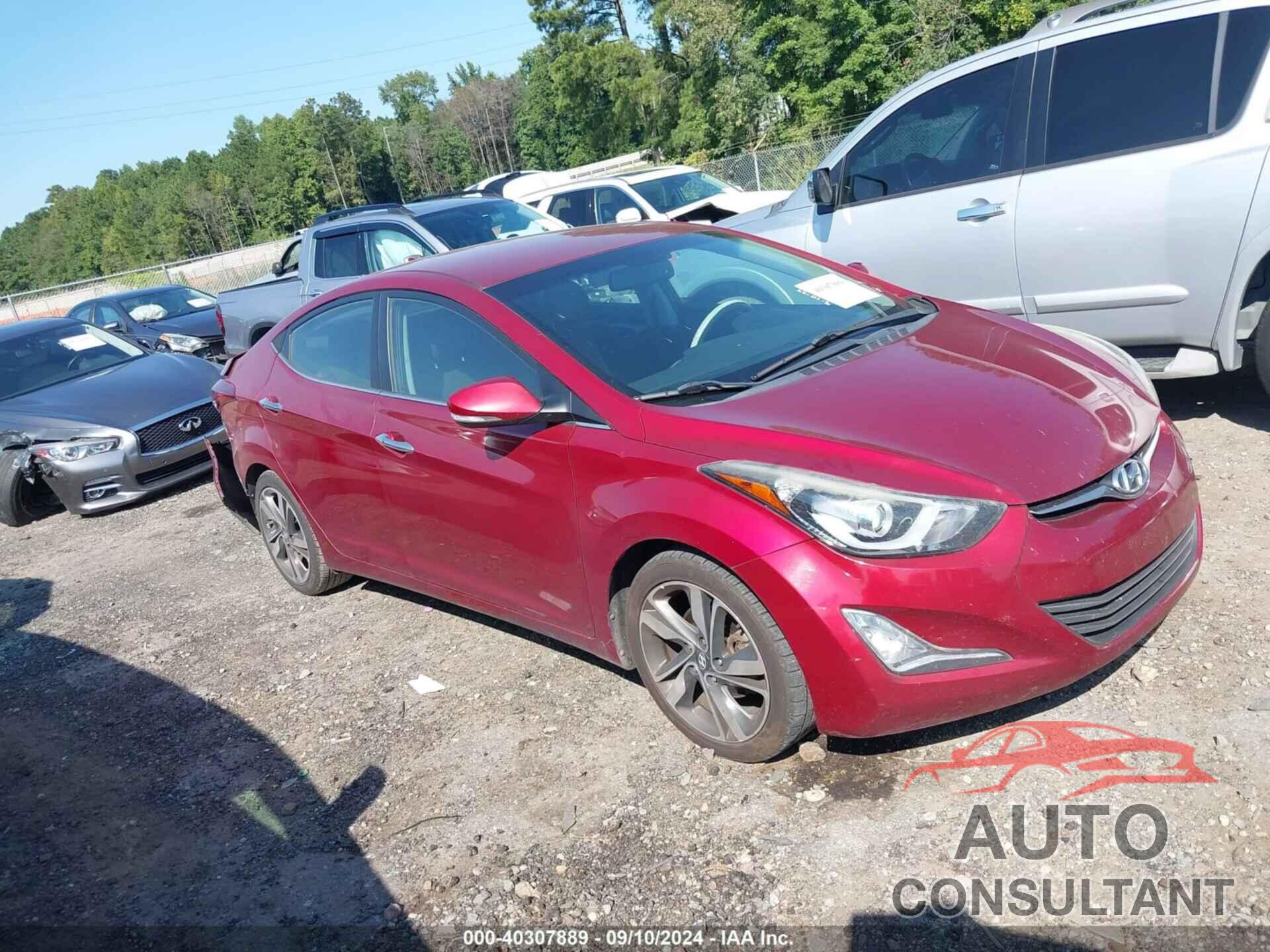 HYUNDAI ELANTRA 2016 - 5NPDH4AE7GH656205