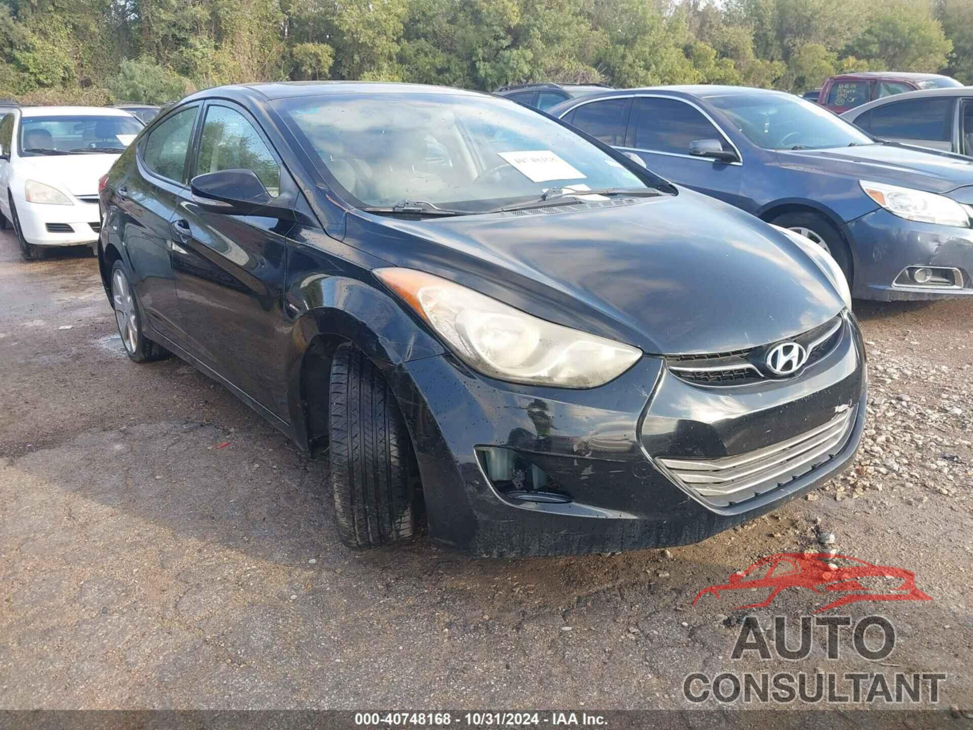 HYUNDAI ELANTRA 2013 - KMHDH4AE4DU750975