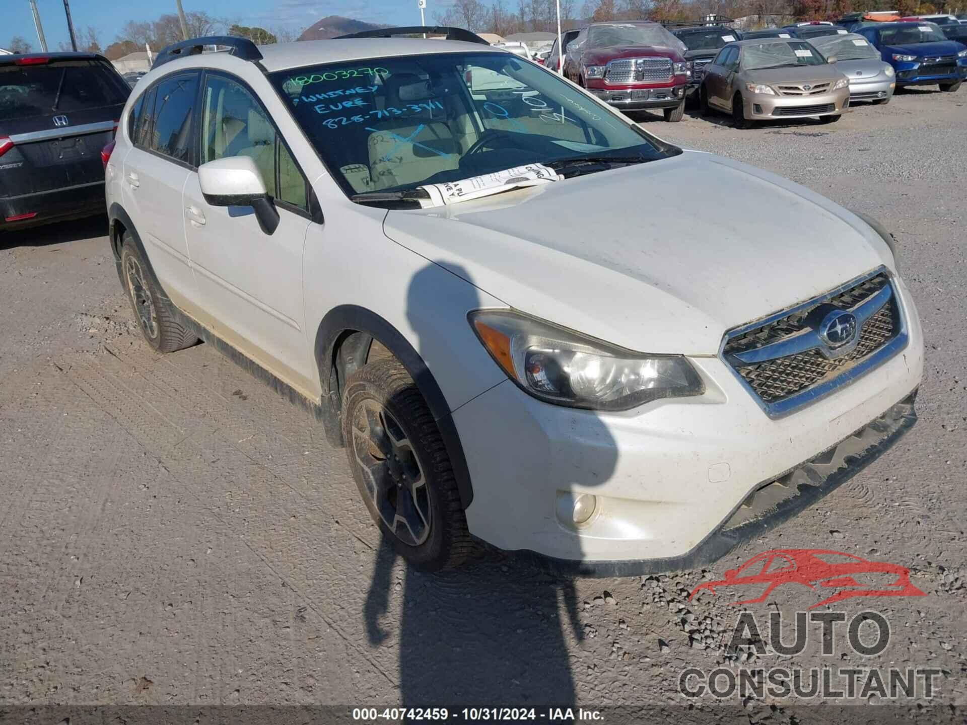 SUBARU XV CROSSTREK 2014 - JF2GPACC8E9310102