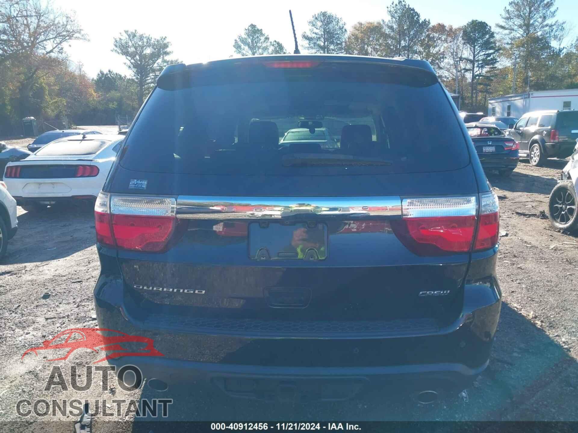 DODGE DURANGO 2012 - 1C4SDHDT5CC112540