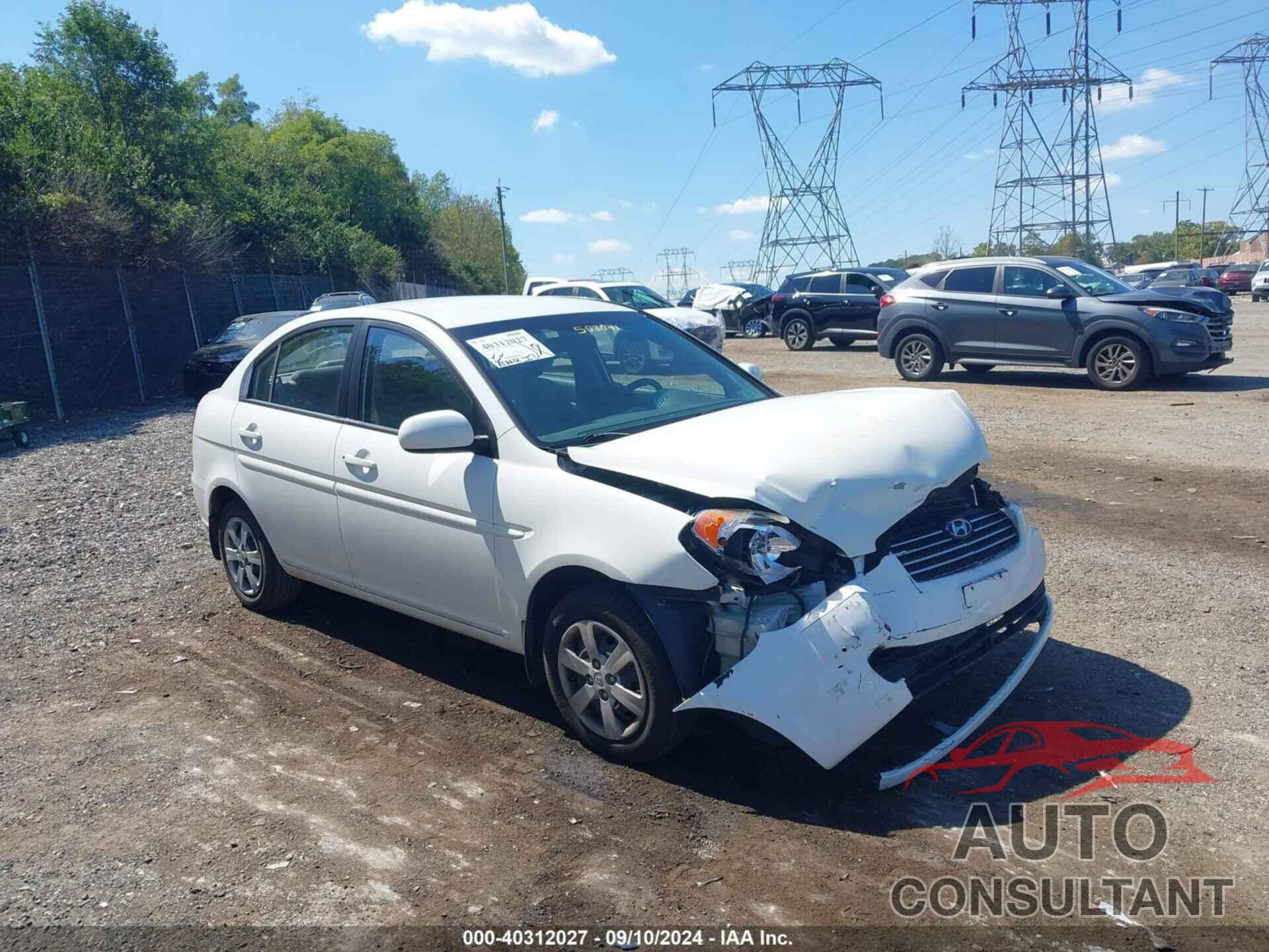 HYUNDAI ACCENT 2010 - KMHCN4AC1AU503041