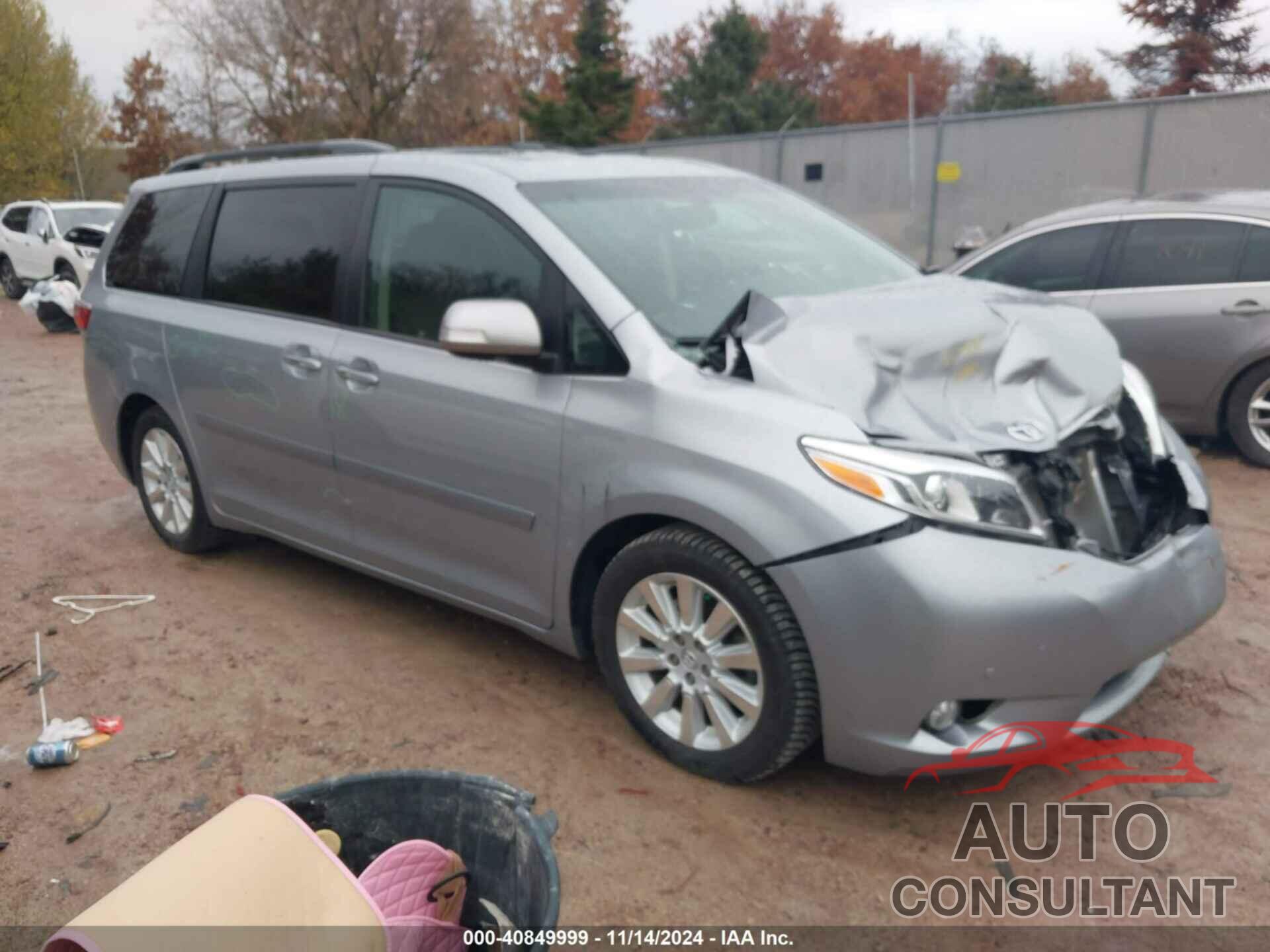 TOYOTA SIENNA 2016 - 5TDYK3DC4GS749555