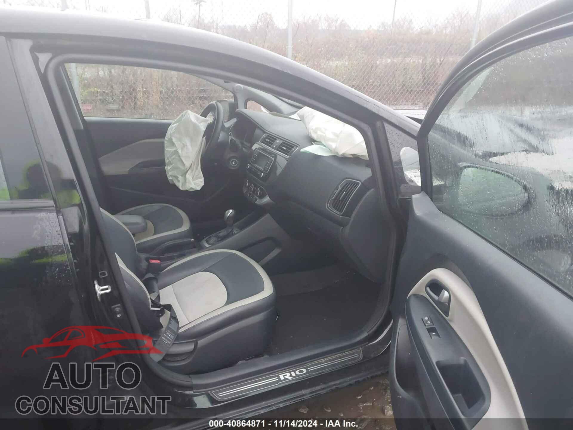 KIA RIO 2016 - KNADN4A3XG6647268