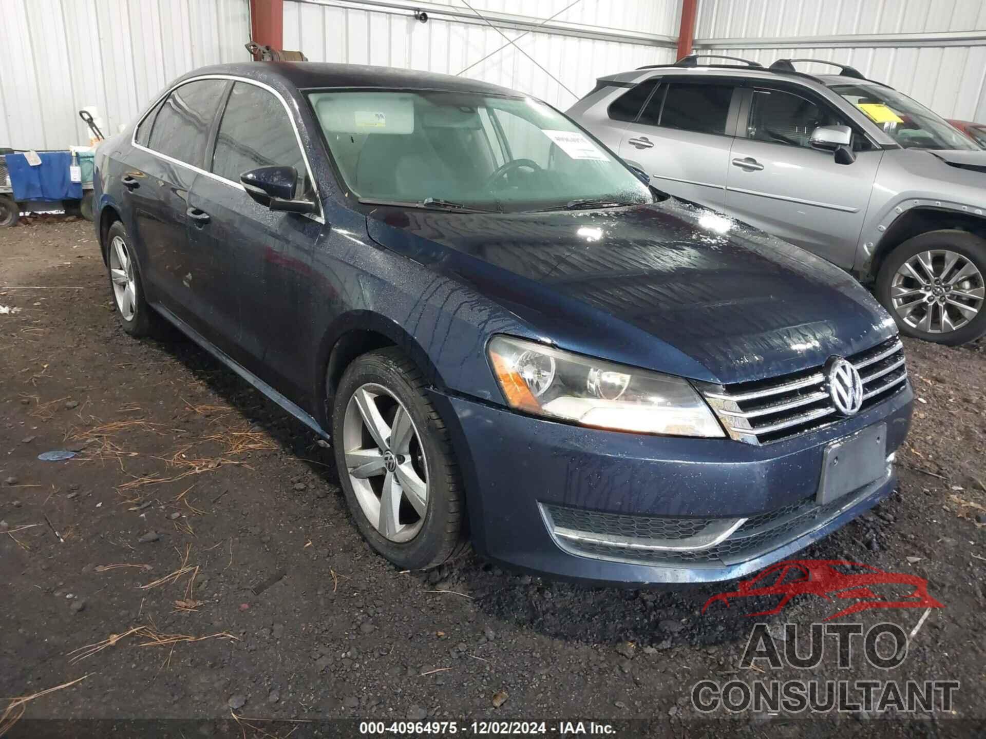 VOLKSWAGEN PASSAT 2012 - 1VWBP7A38CC087359