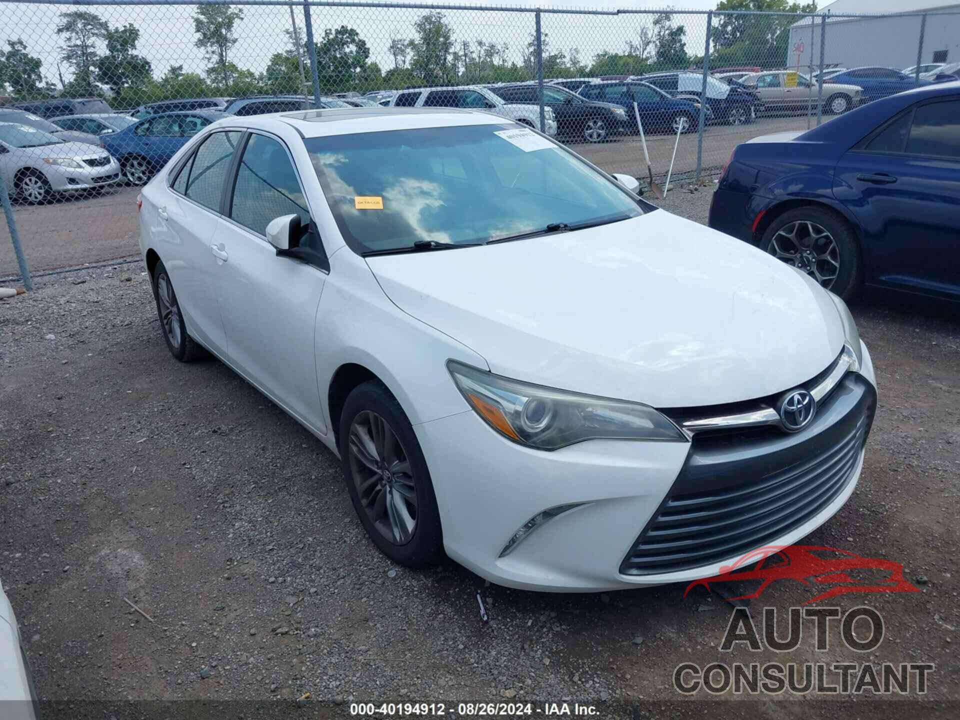 TOYOTA CAMRY 2016 - 4T1BF1FK7GU266362