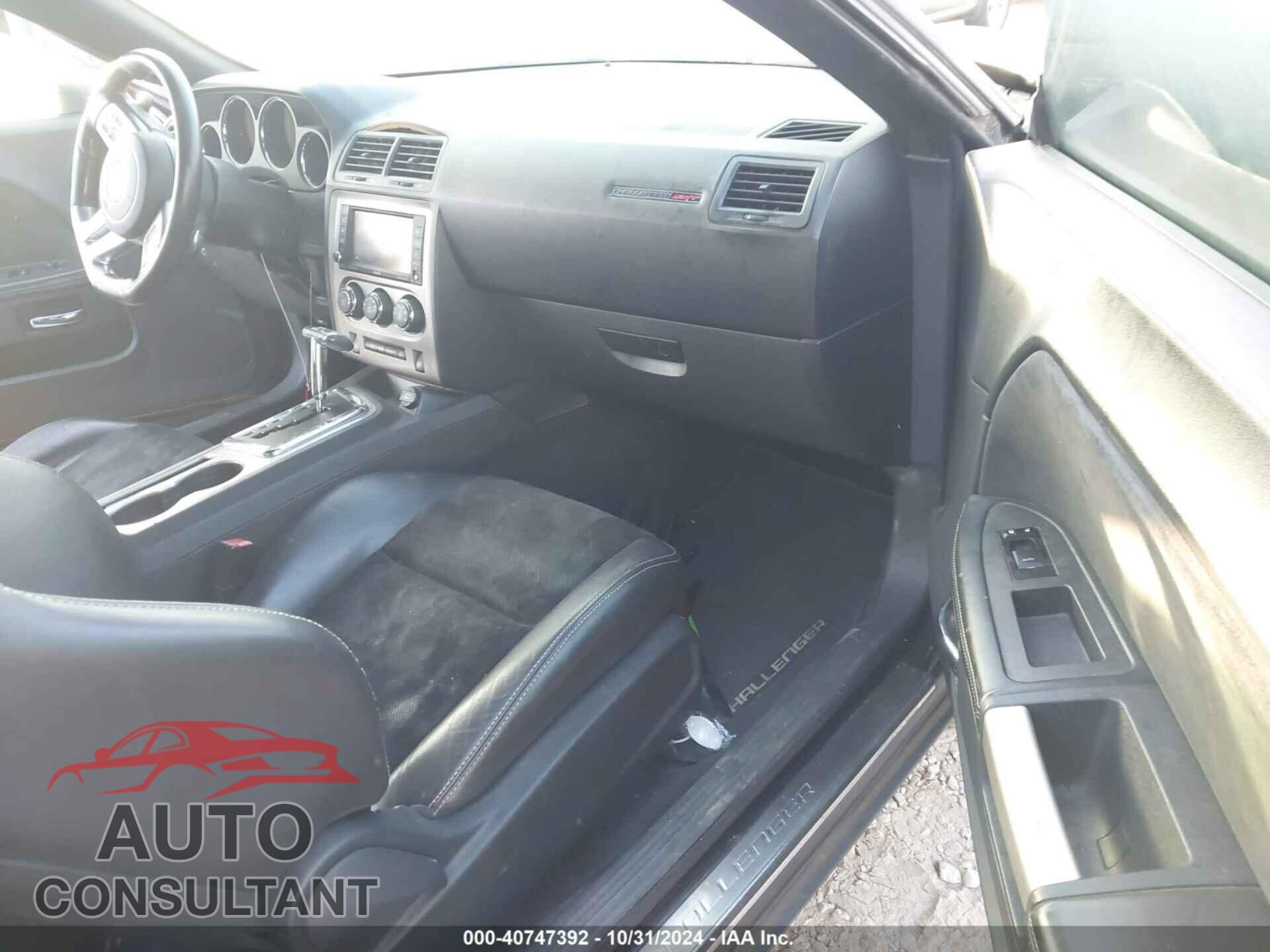 DODGE CHALLENGER 2012 - 2C3CDYCJ5CH121521