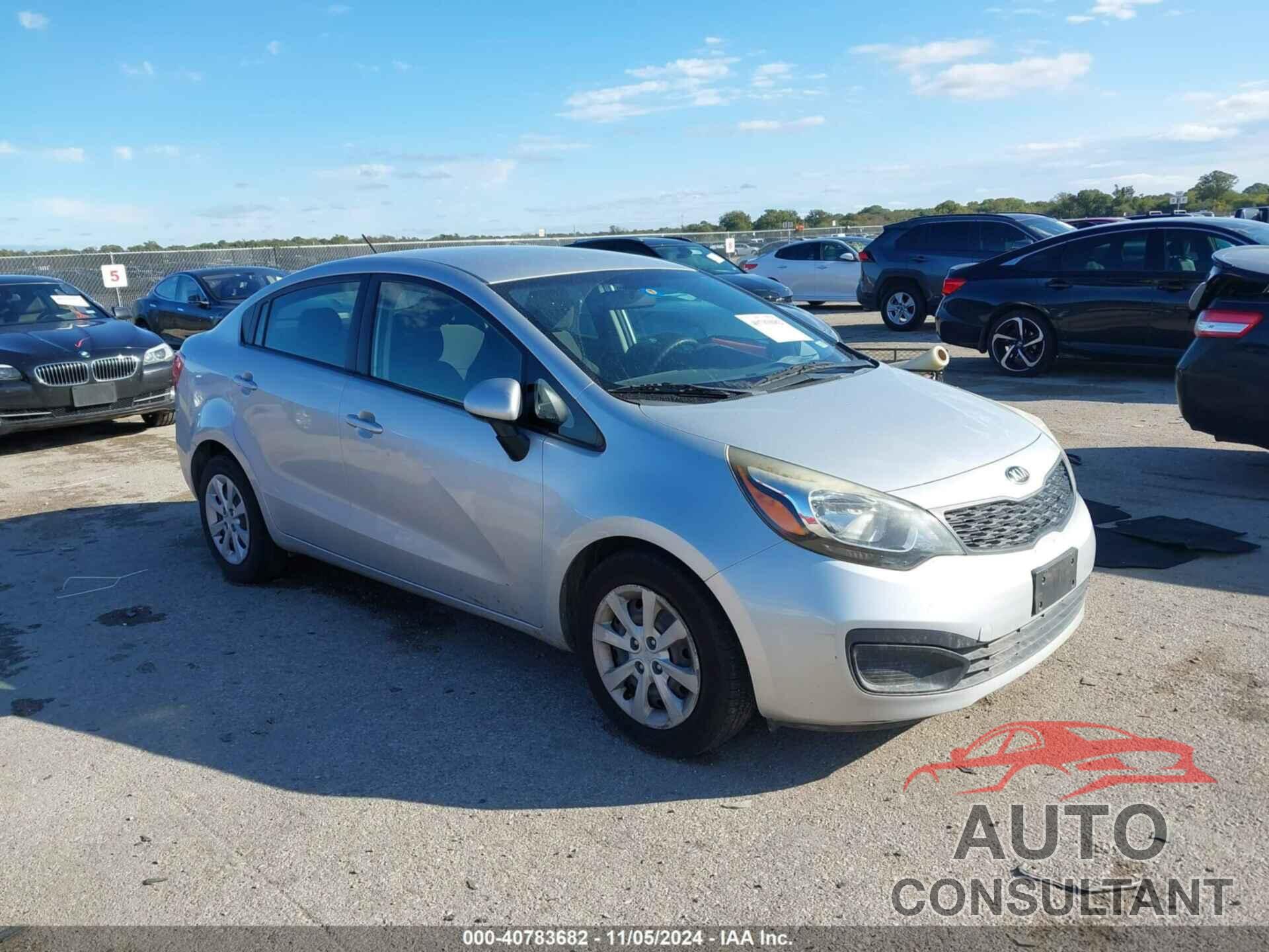 KIA RIO 2013 - KNADM4A3XD6204181