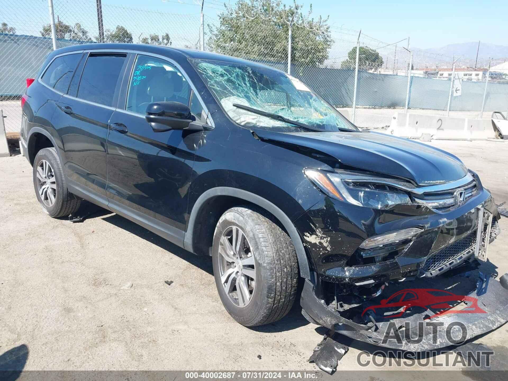 HONDA PILOT 2018 - 5FNYF5H33JB024907