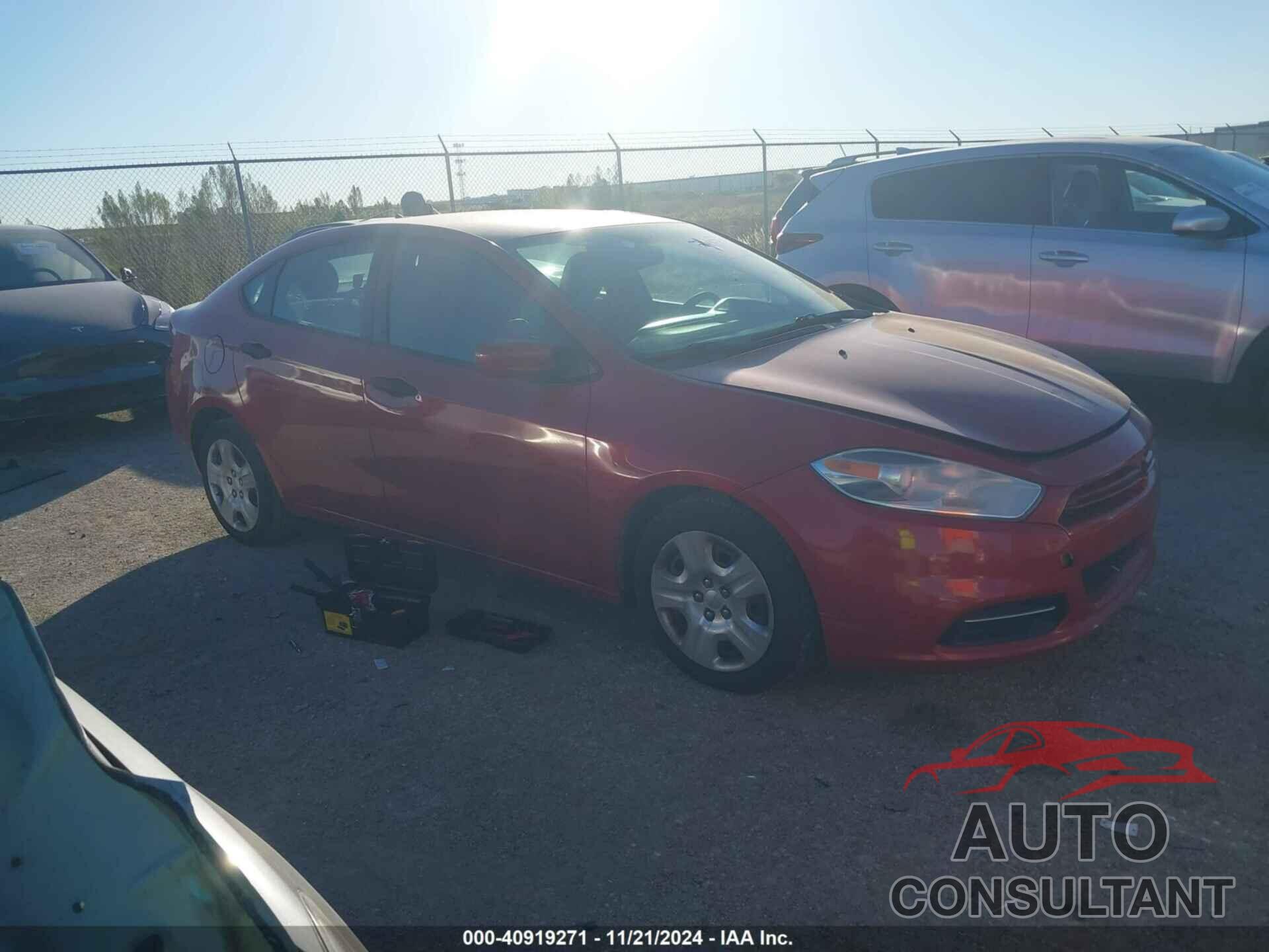 DODGE DART 2013 - 1C3CDFAA6DD191776