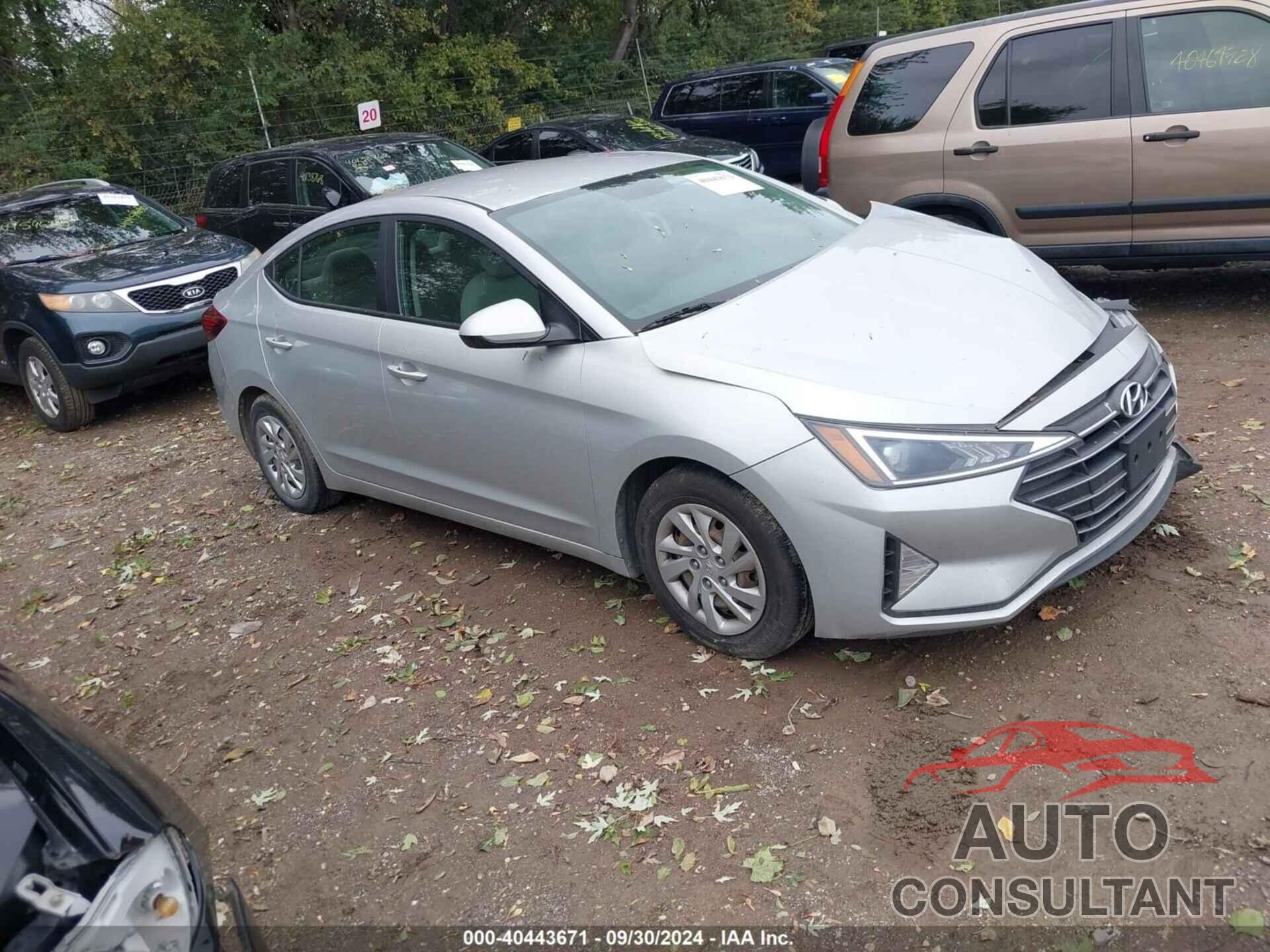 HYUNDAI ELANTRA 2019 - 5NPD74LF8KH484381