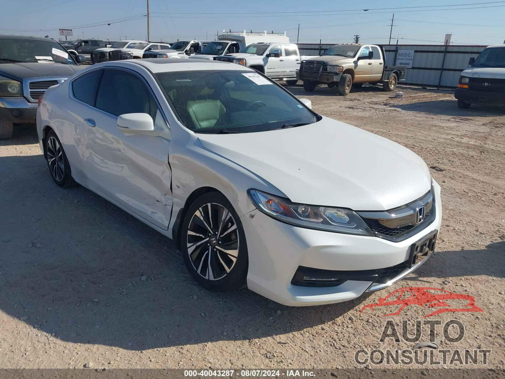 HONDA ACCORD 2016 - 1HGCT2B80GA001626