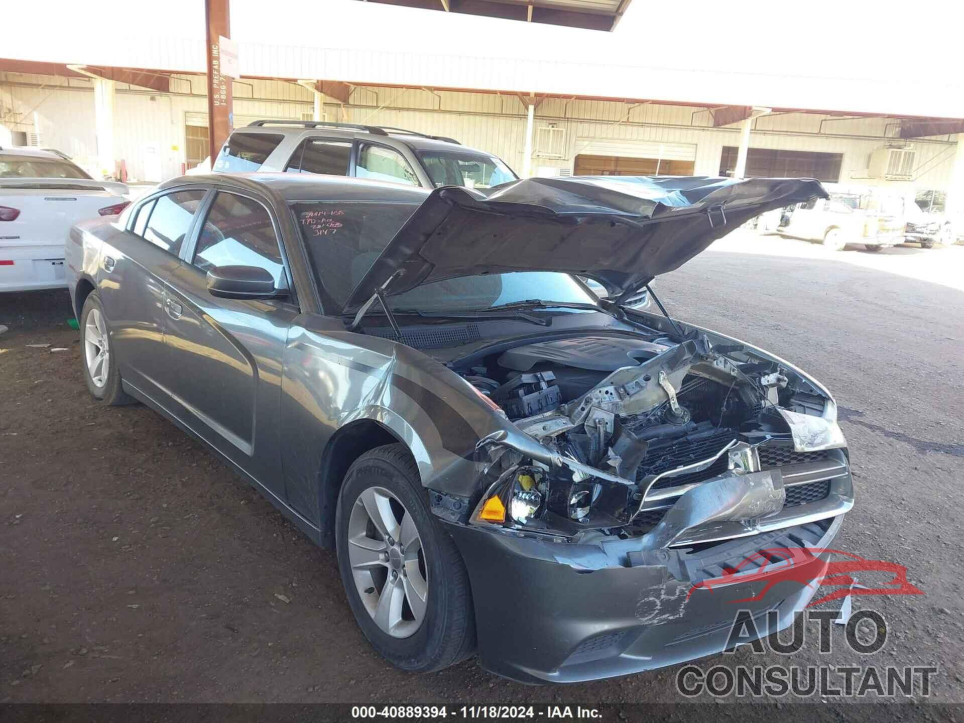 DODGE CHARGER 2012 - 2C3CDXBG1CH203147
