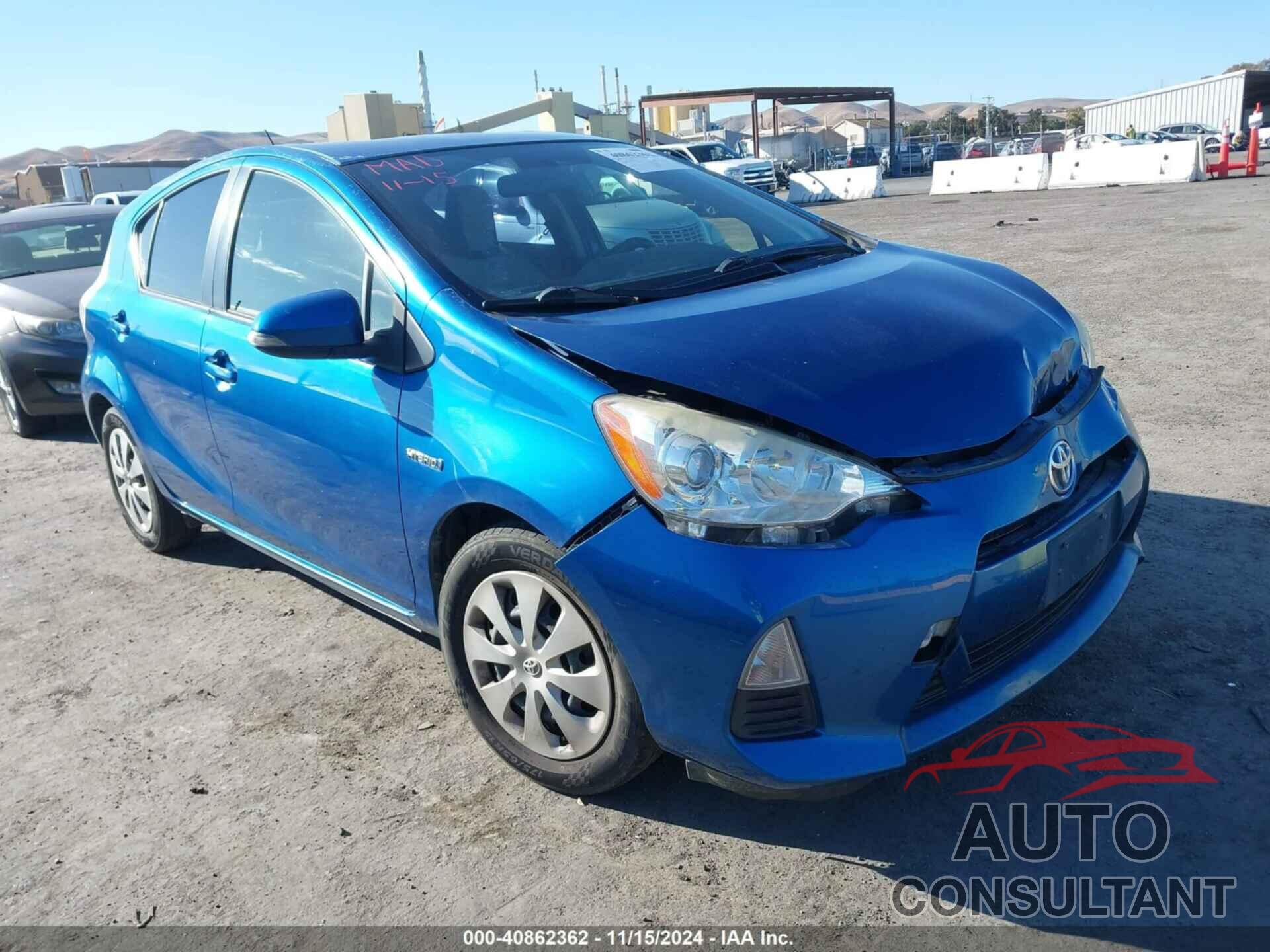 TOYOTA PRIUS C 2014 - JTDKDTB3XE1571082