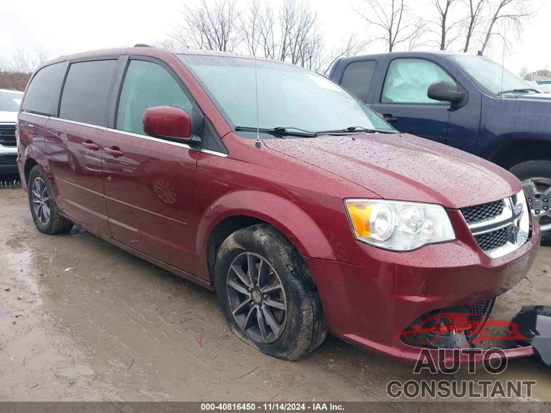 DODGE GRAND CARAVAN 2017 - 2C4RDGCG8HR862722
