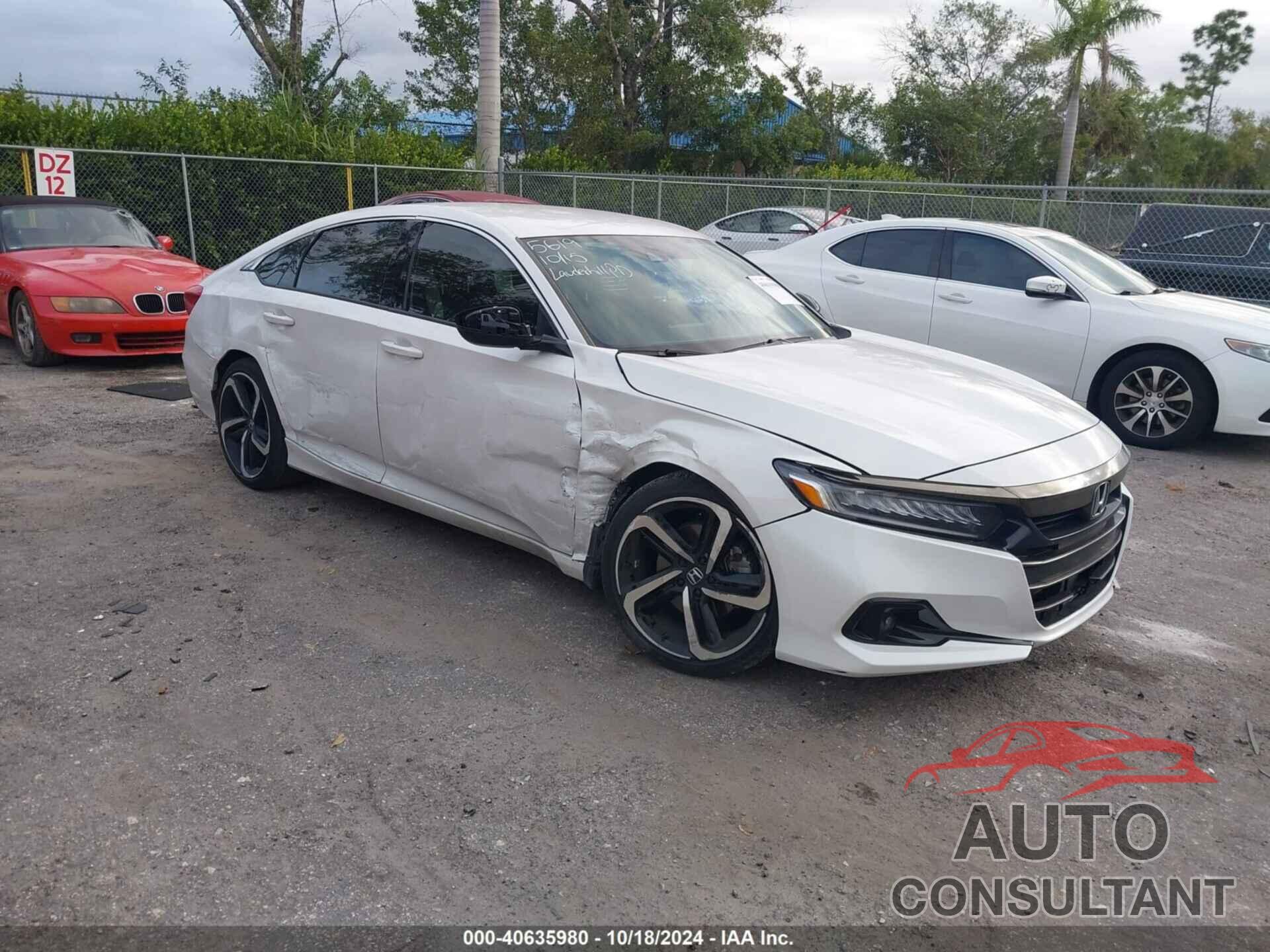 HONDA ACCORD 2022 - 1HGCV1F34NA065619