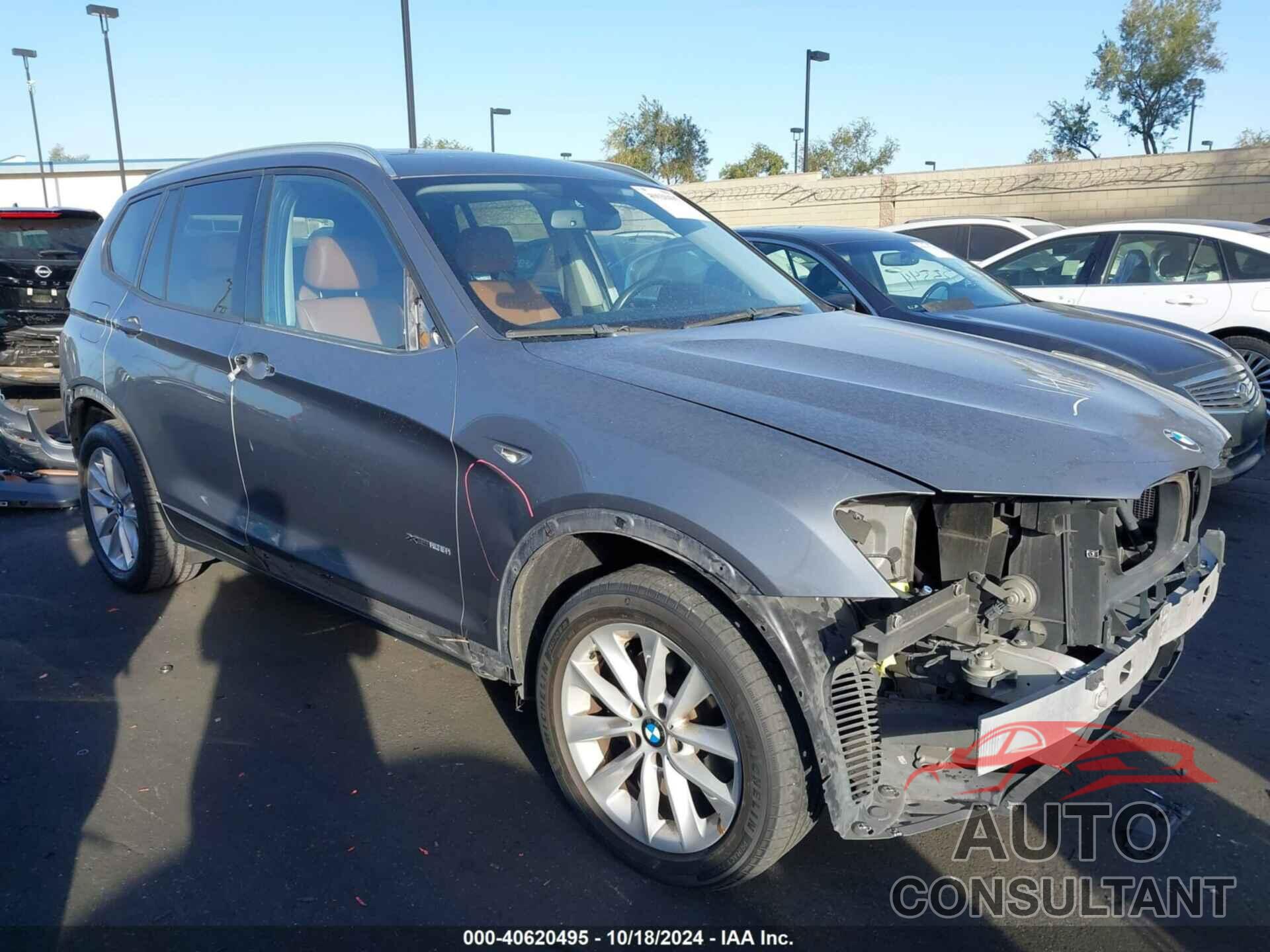 BMW X3 2015 - 5UXWX9C51F0D62639