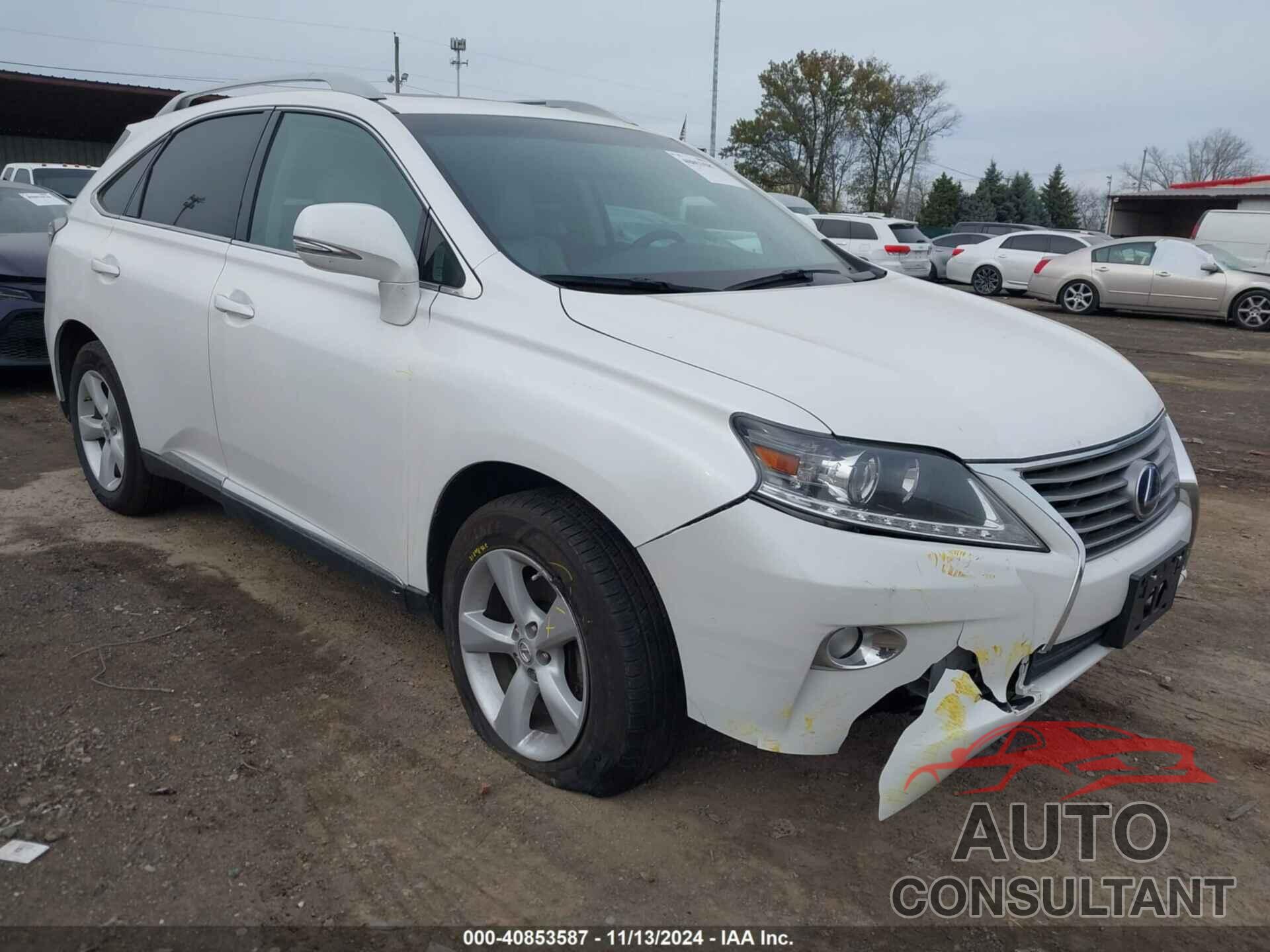 LEXUS RX 350 2013 - 2T2BK1BA1DC157977