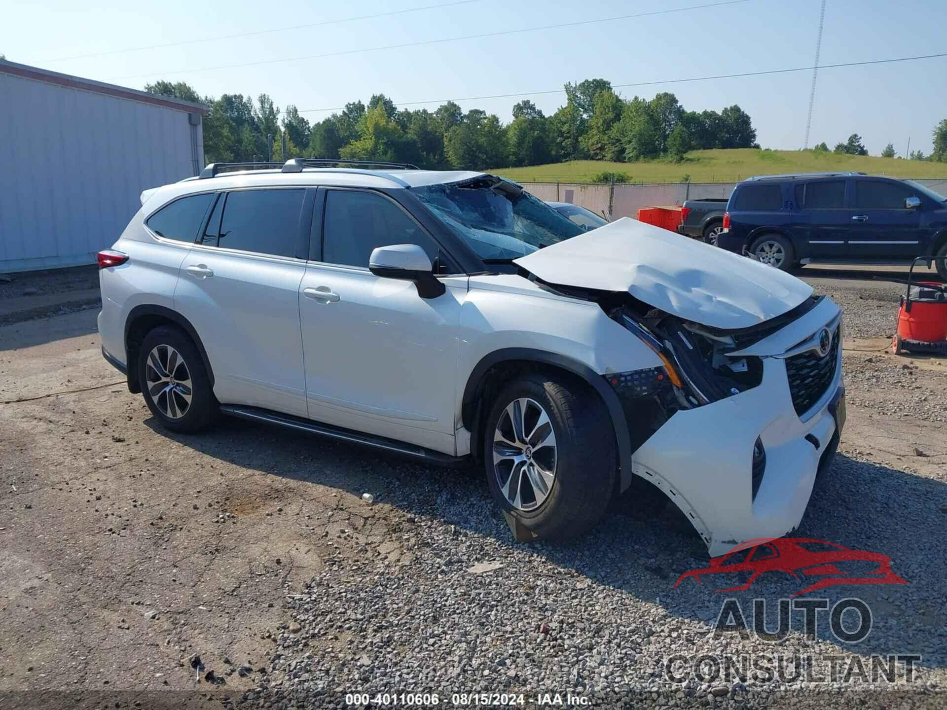 TOYOTA HIGHLANDER 2021 - 5TDGZRAH4MS519729