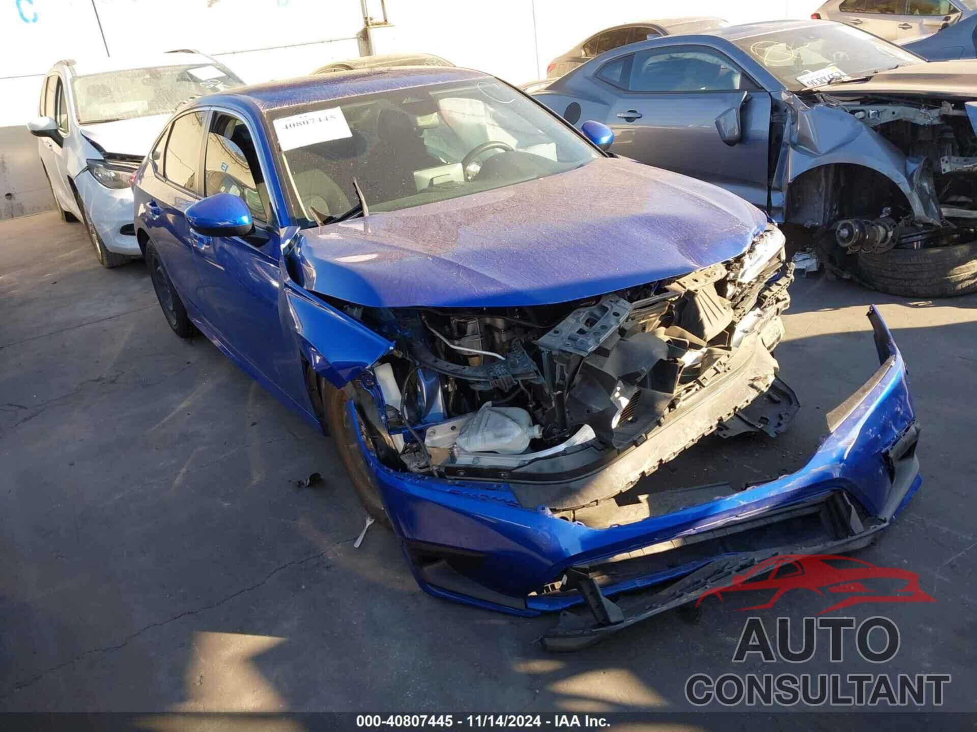 HONDA CIVIC 2022 - 2HGFE2F23NH518415
