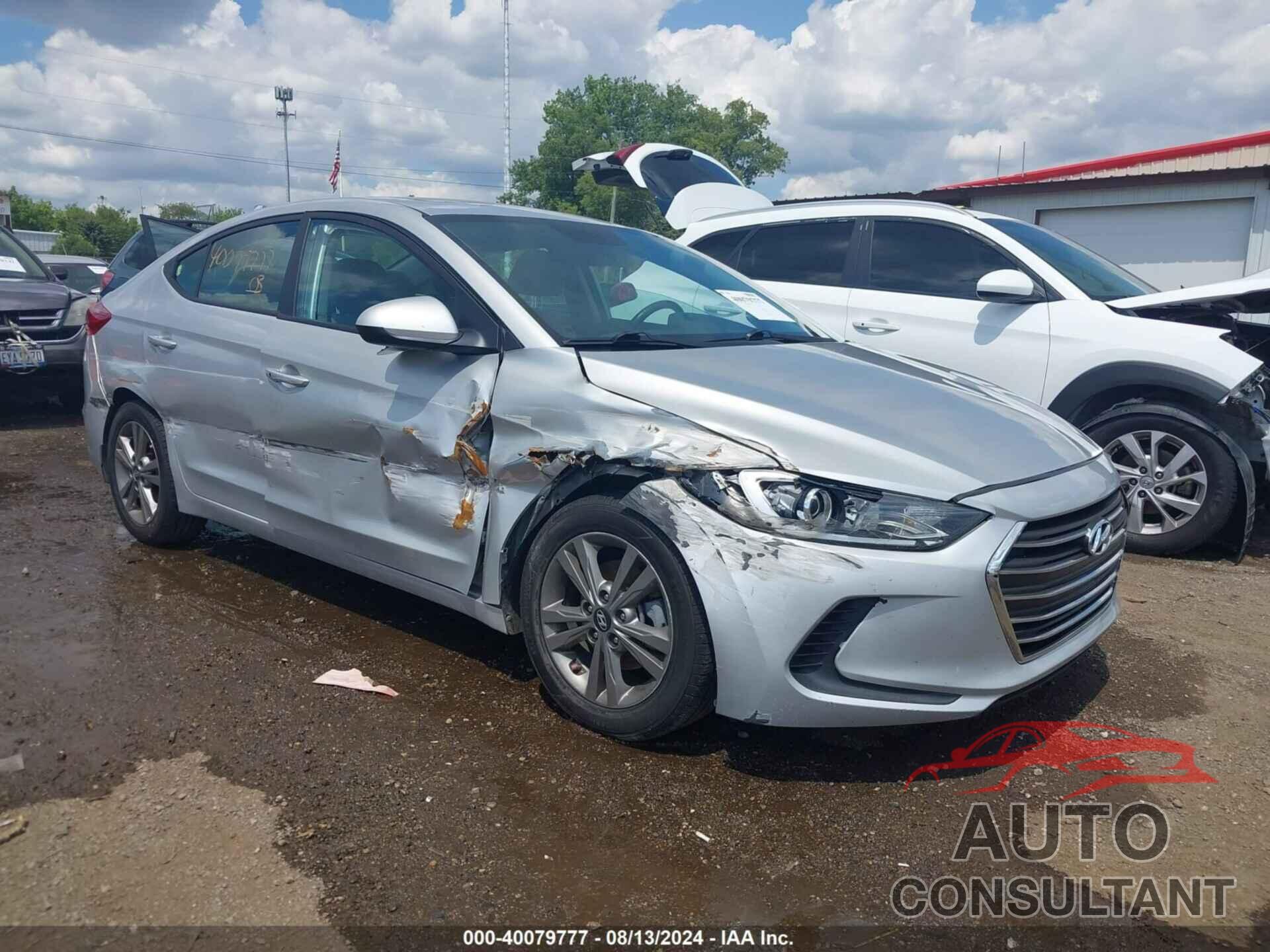 HYUNDAI ELANTRA 2018 - 5NPD84LF3JH365276