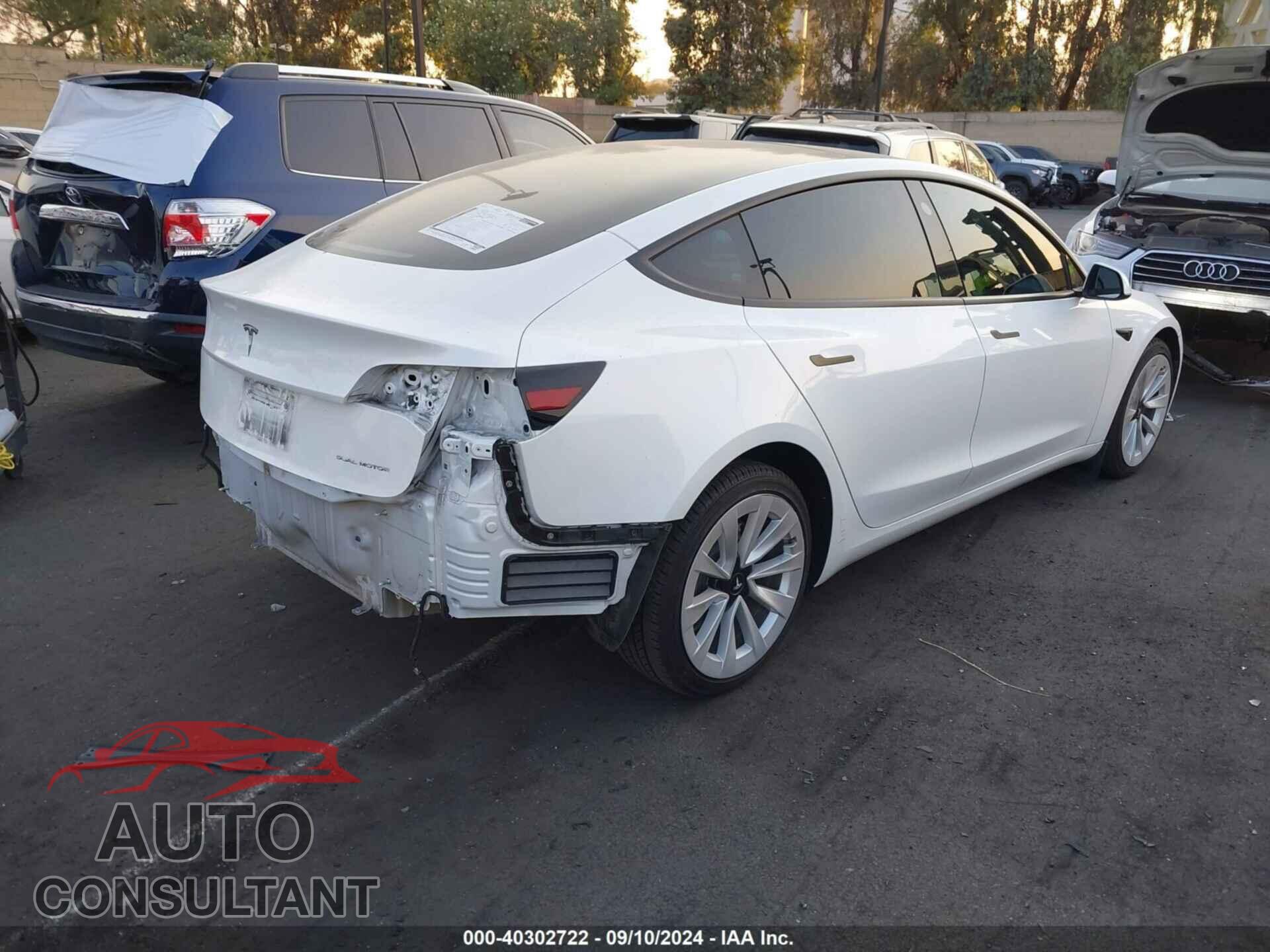 TESLA MODEL 3 2021 - 5YJ3E1EB5MF072222