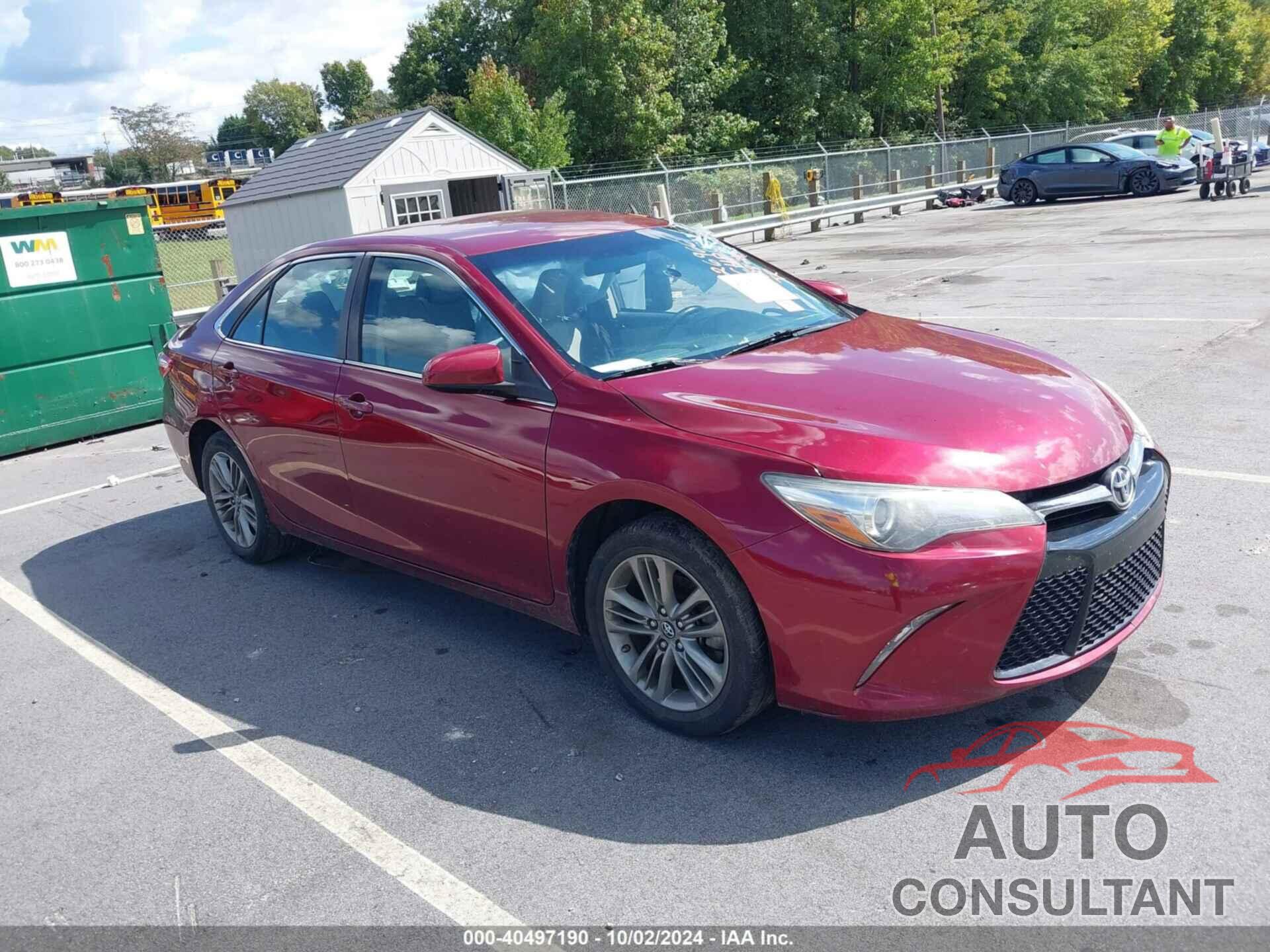 TOYOTA CAMRY 2017 - 4T1BF1FK3HU800684