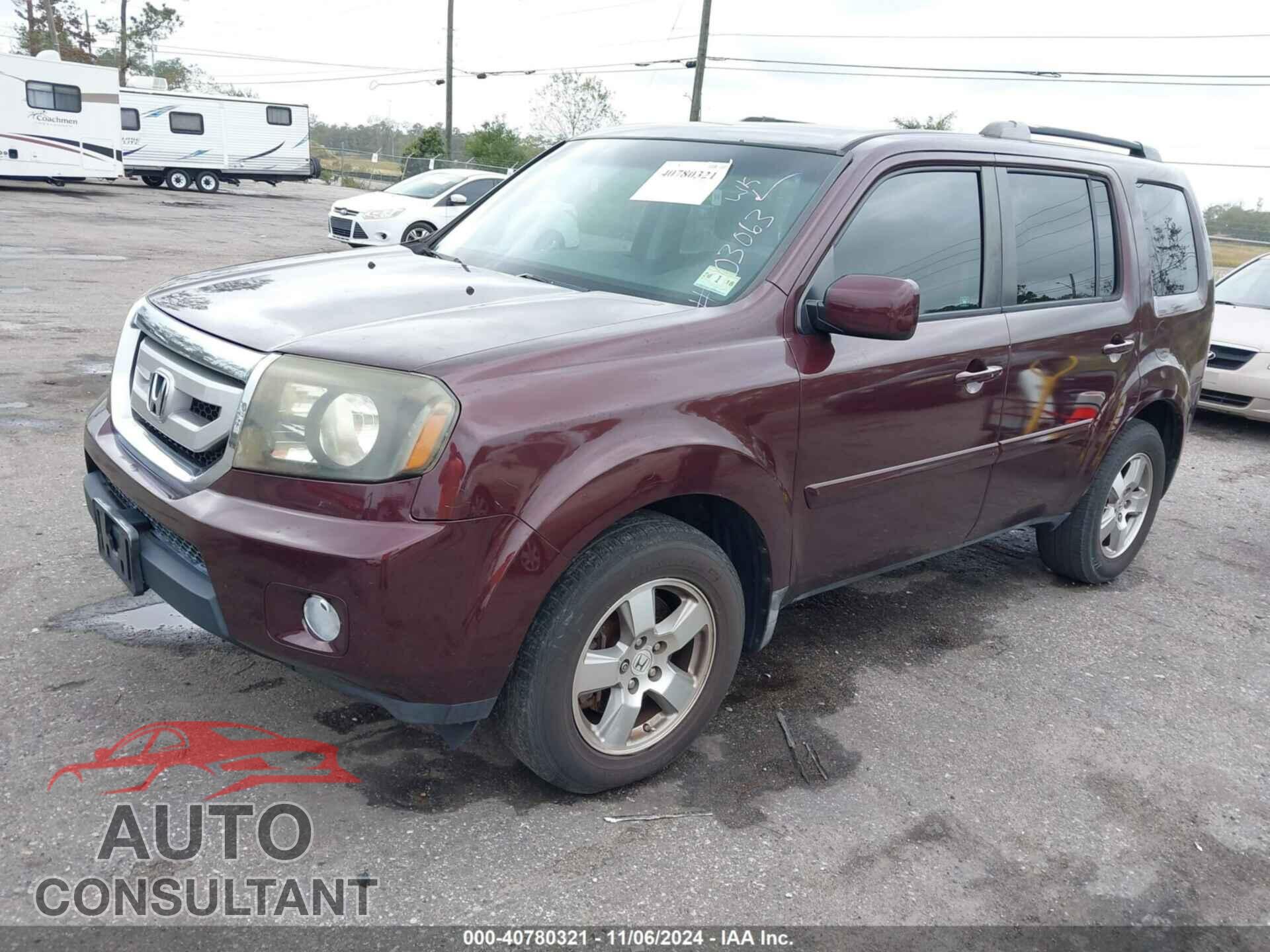 HONDA PILOT 2011 - 5FNYF3H46BB003063