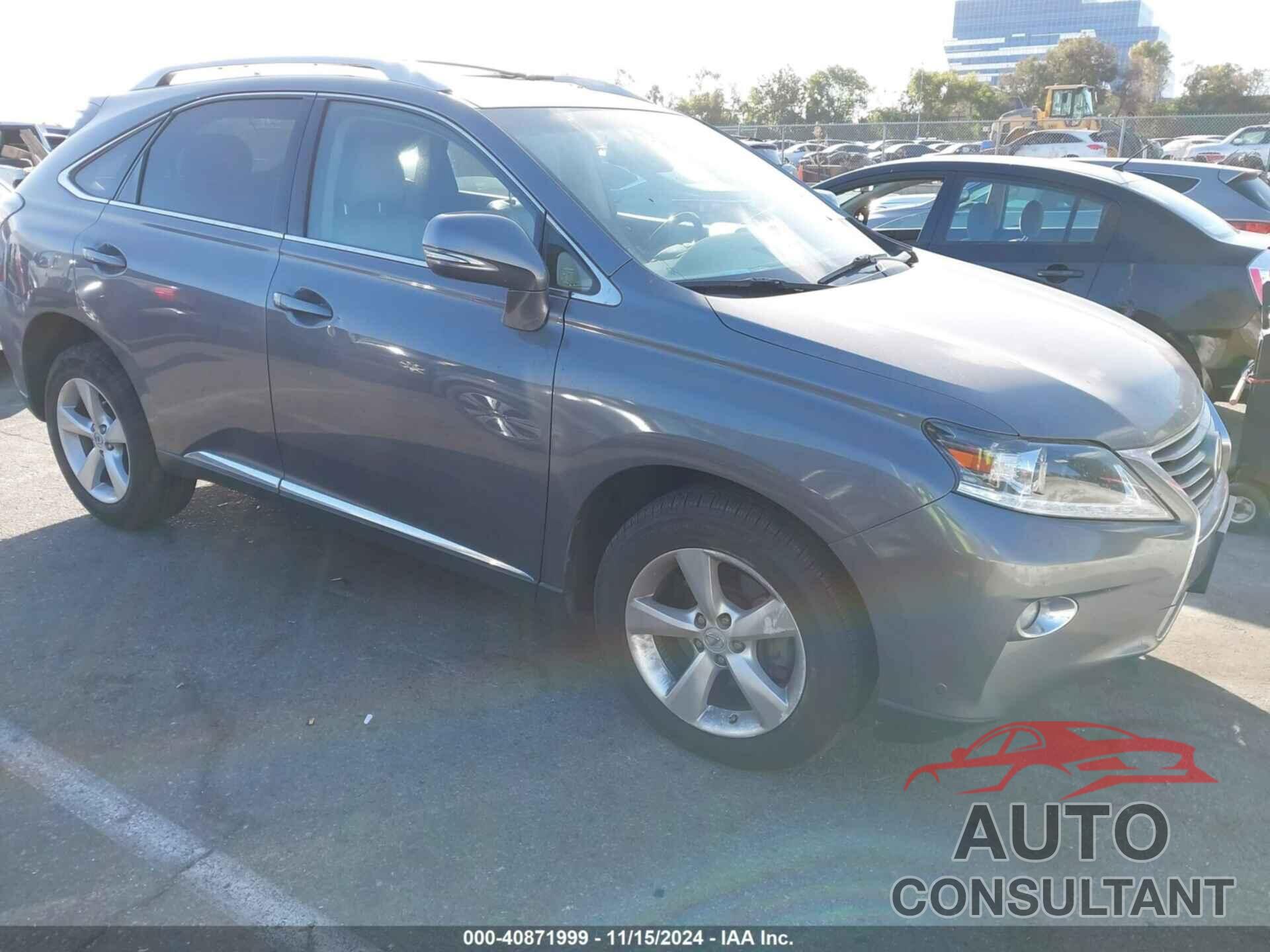 LEXUS RX 350 2013 - JTJZK1BA5D2417764