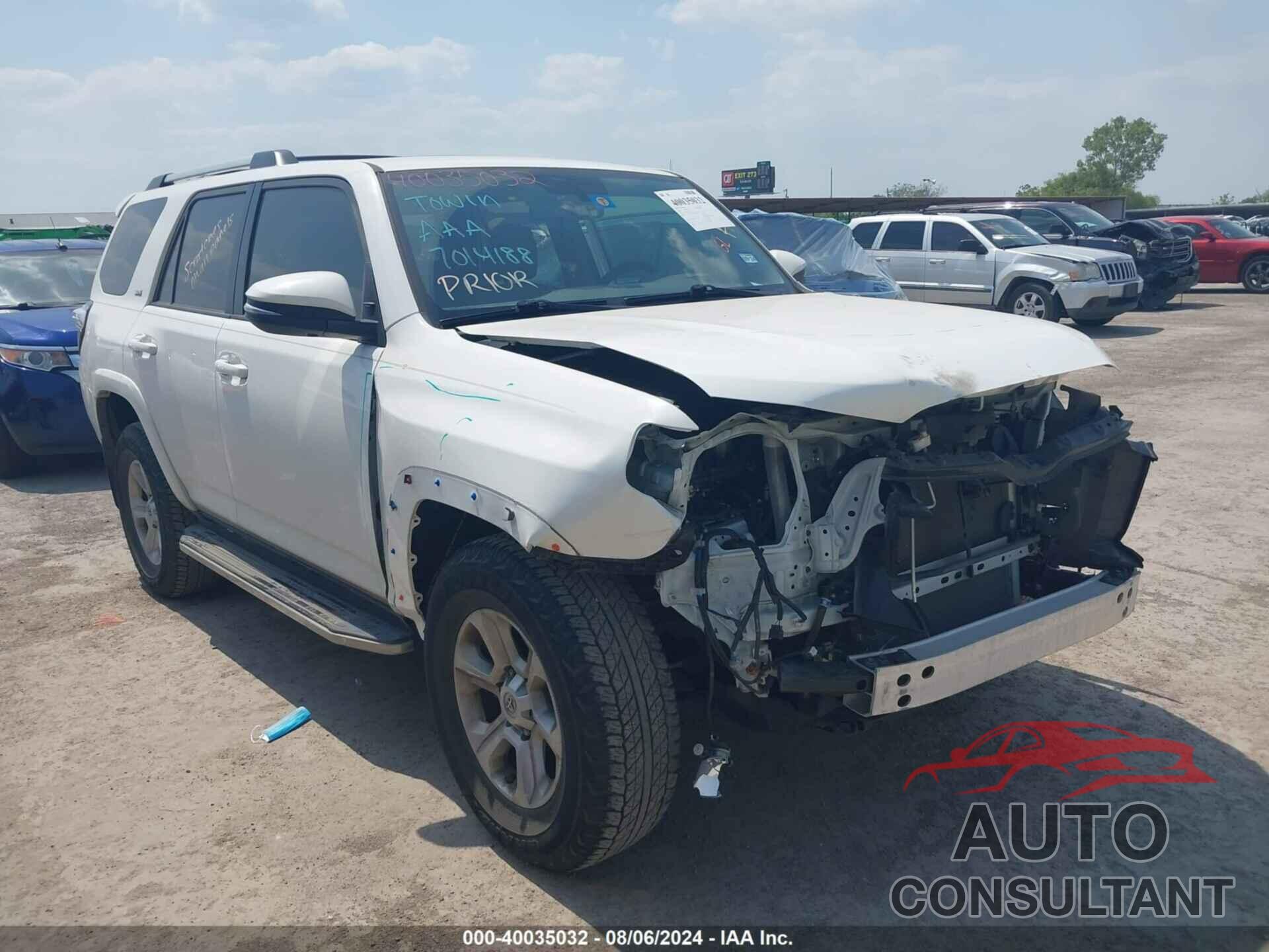 TOYOTA 4RUNNER 2019 - JTEZU5JR3K5213564