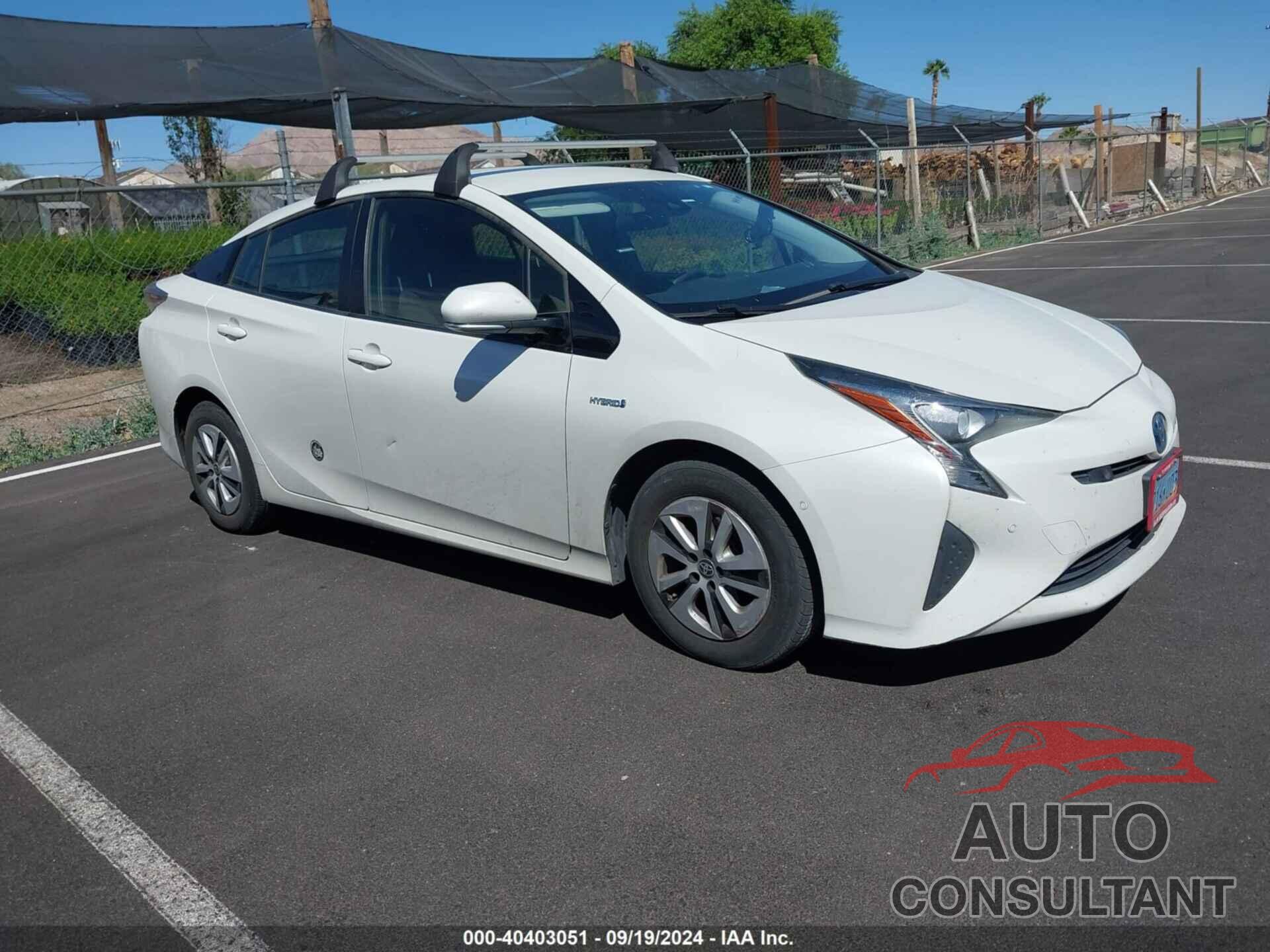 TOYOTA PRIUS 2018 - JTDKBRFU1J3063318