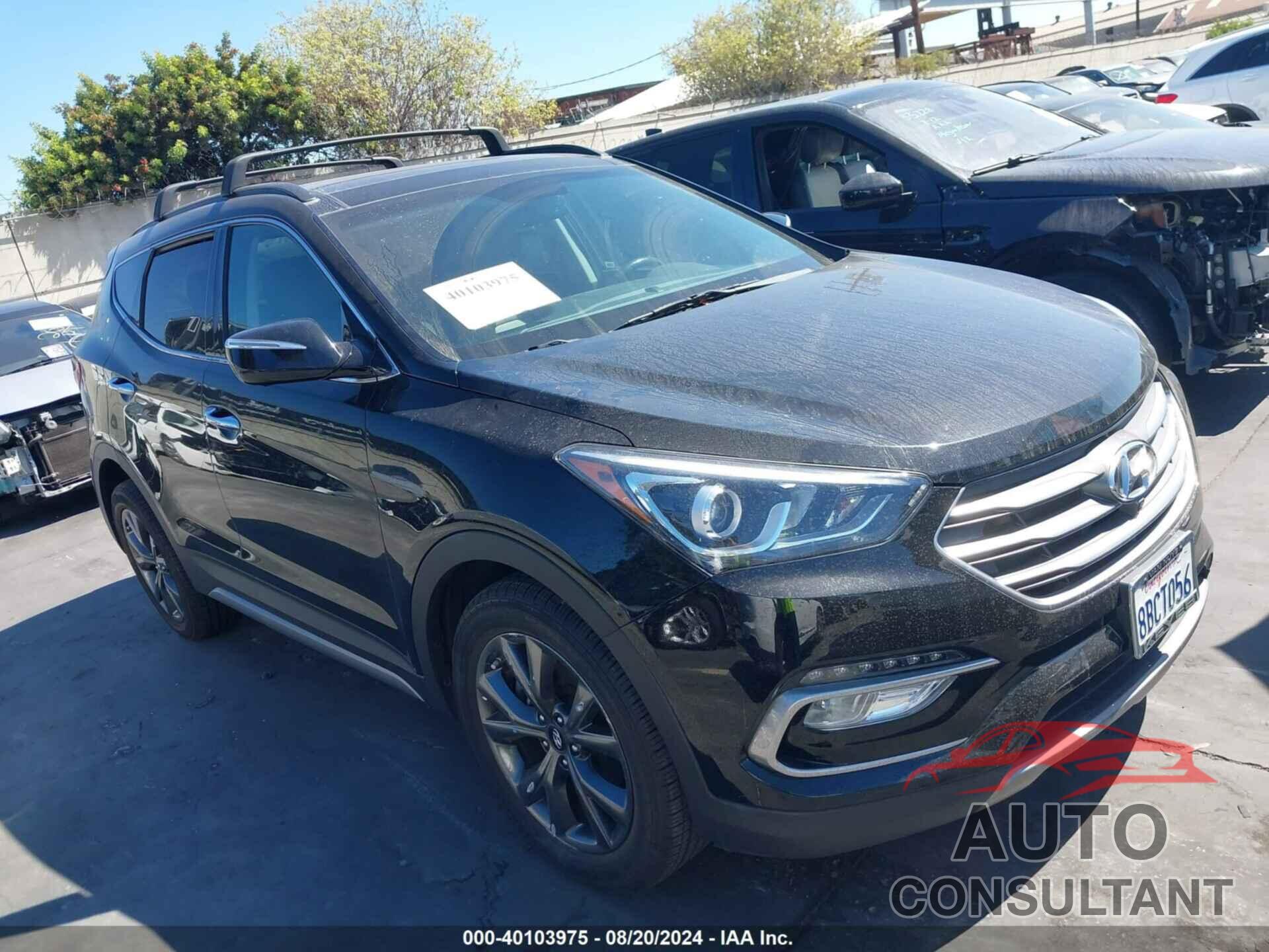 HYUNDAI SANTA FE SPORT 2017 - 5NMZW4LA4HH050221