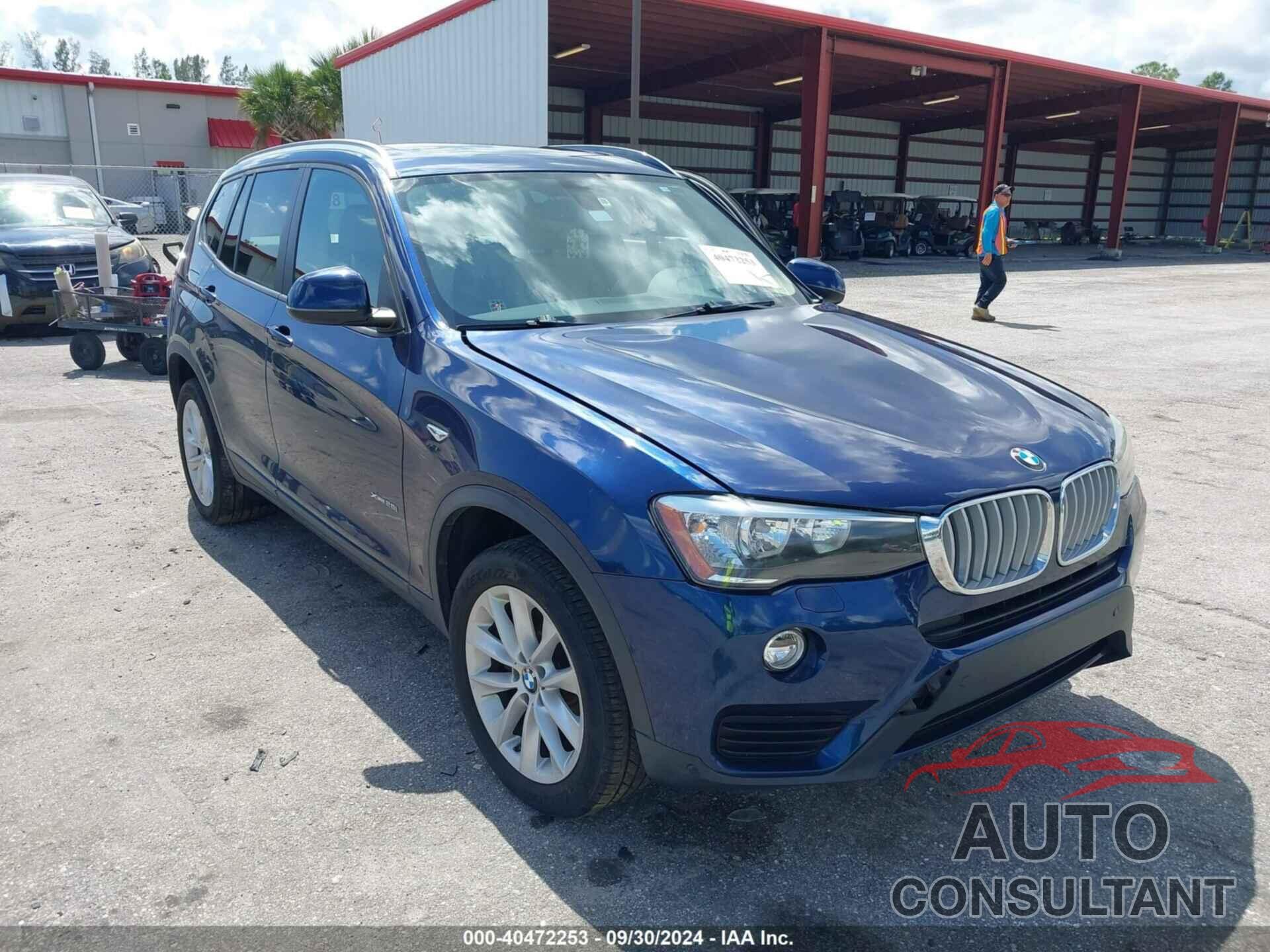 BMW X3 2017 - 5UXWX9C33H0W76274