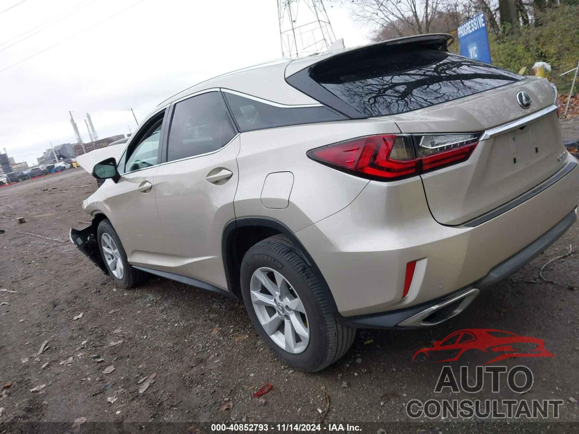 LEXUS RX 350 2017 - 2T2BZMCA0HC070024