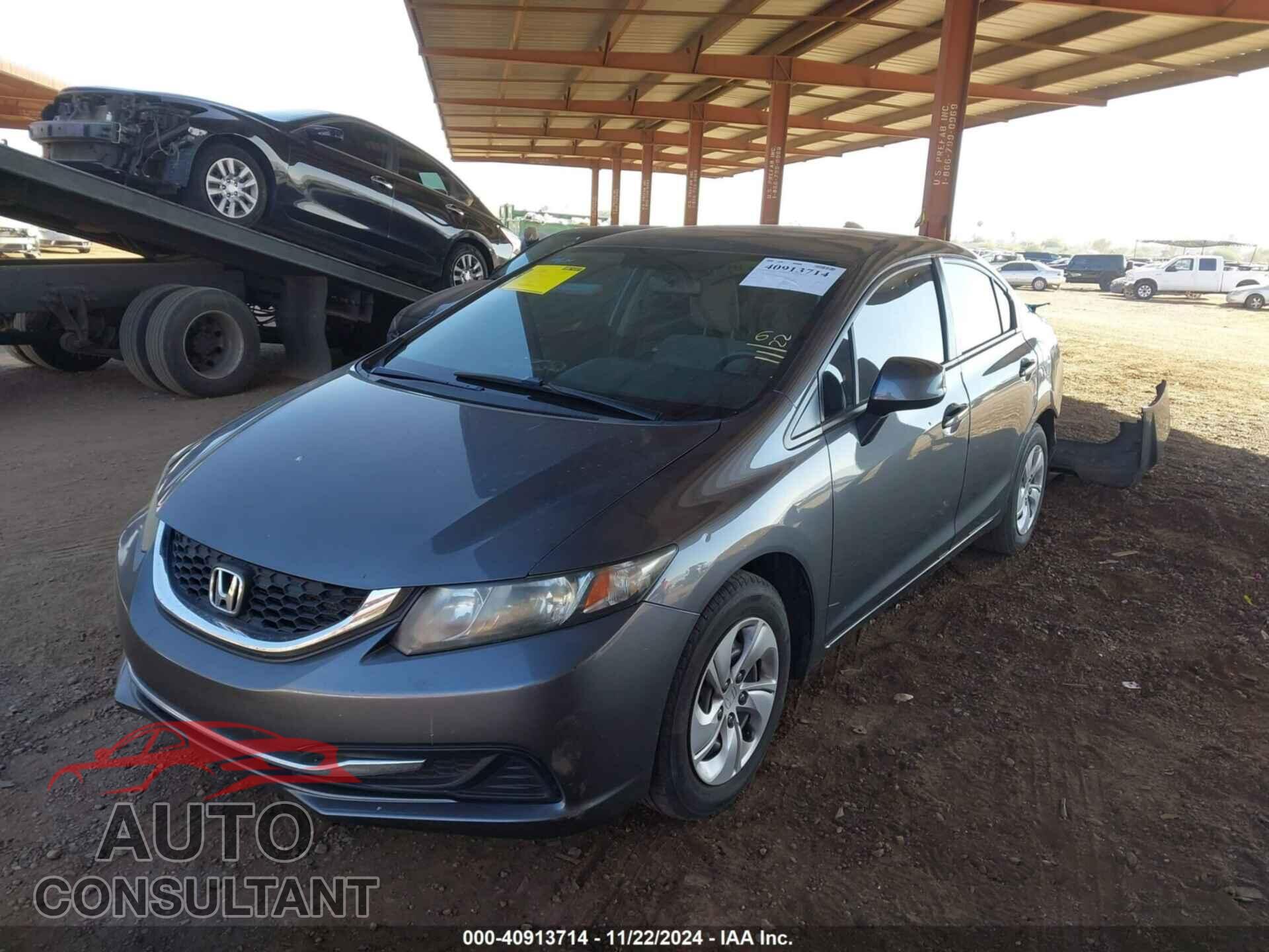 HONDA CIVIC 2013 - 19XFB2F57DE093843