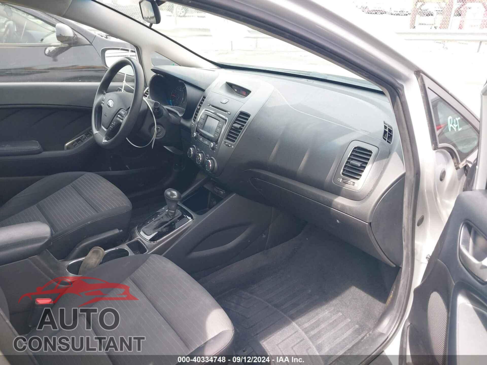 KIA FORTE 2017 - 3KPFL4A72HE016739