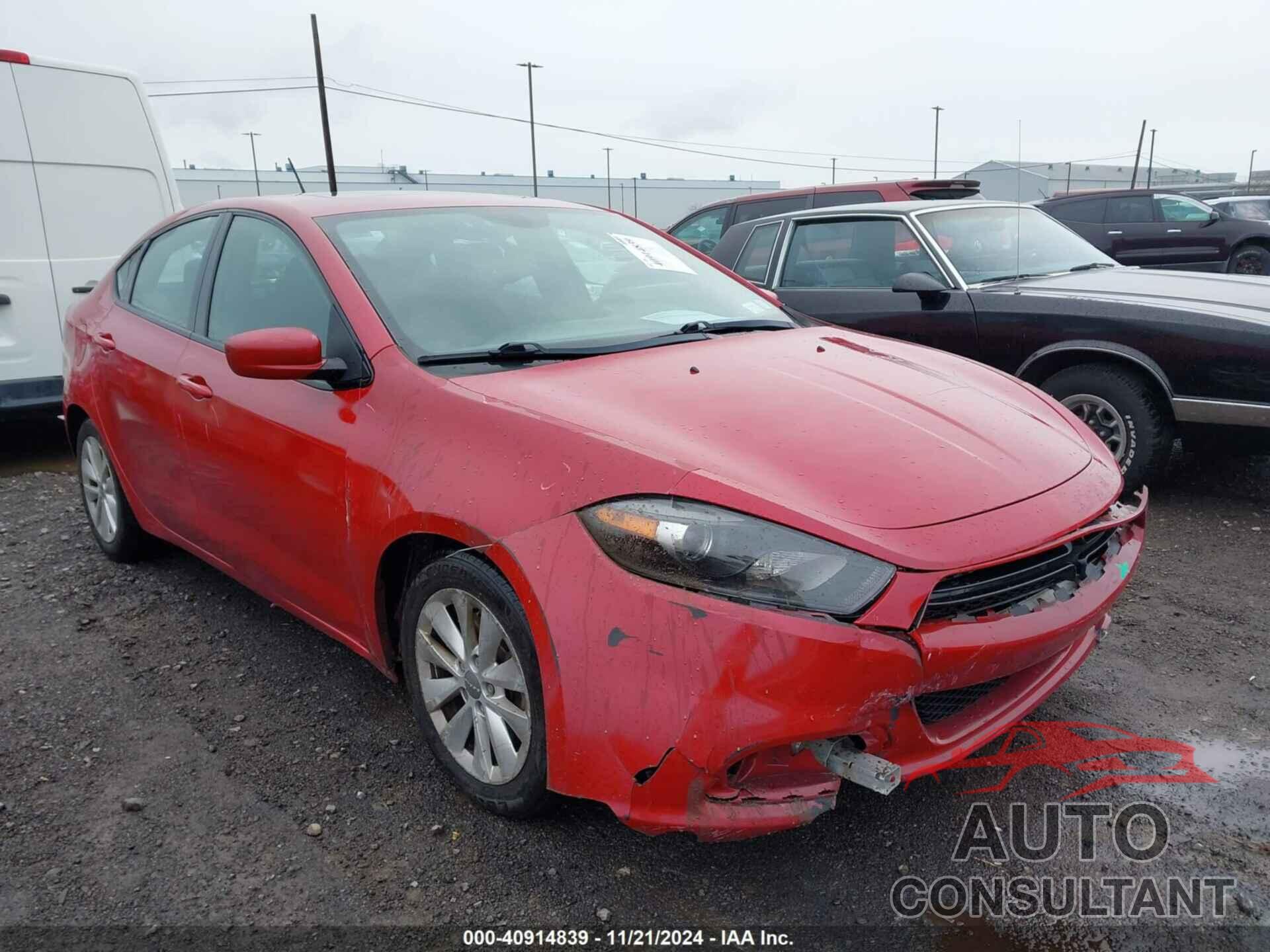 DODGE DART 2014 - 1C3CDFBB4ED672862